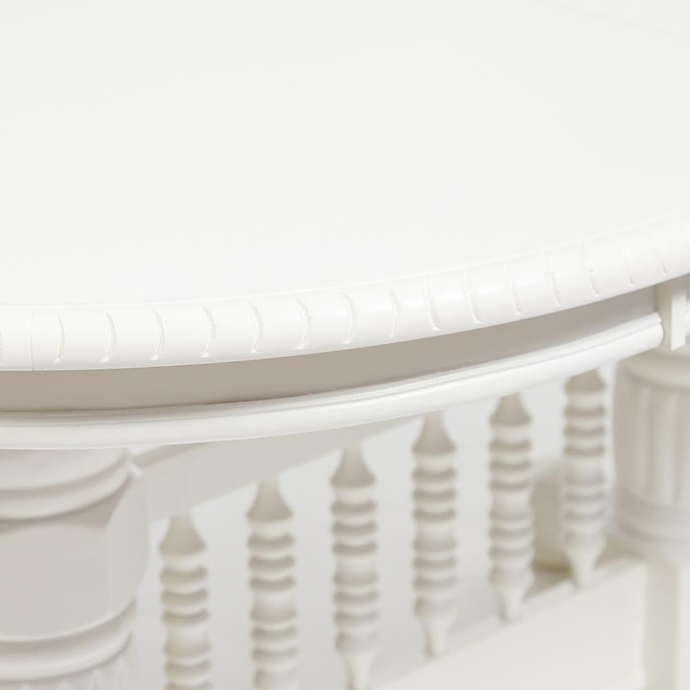 Стол овальный раскладной Oakland -SWC- (4296-SWC) ivory white
