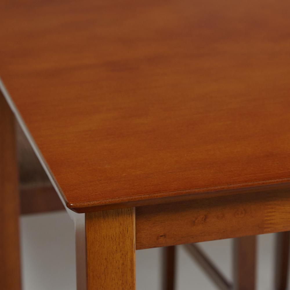 Обеденный комплект Хадсон (стол + 4 стула)/ Hudson Dining Set дерево гевея/мдф, стол: 110х70х75см / стул: 44х42х89см, Espresso, ткань кор.-зол. (1505-9)