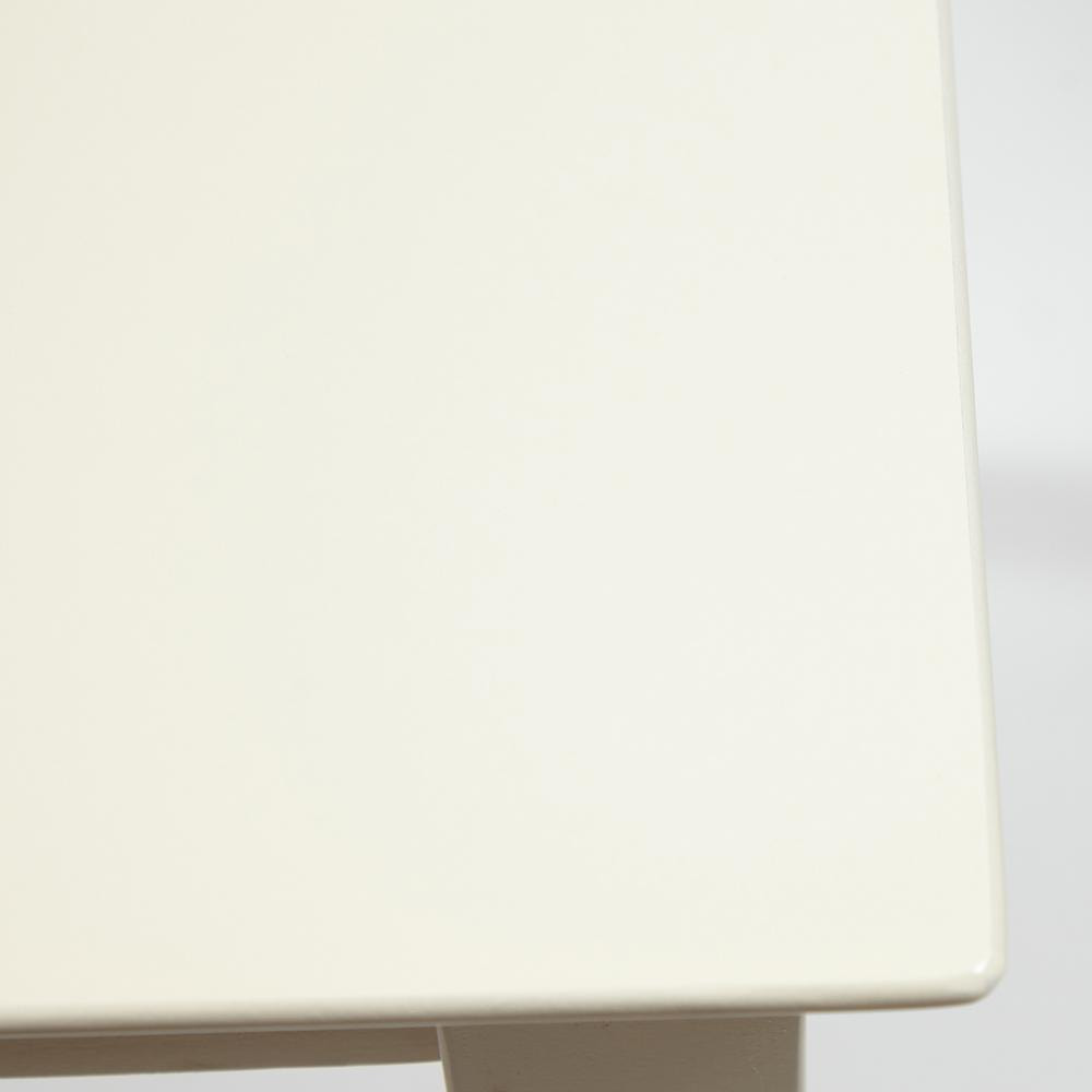 Обеденный комплект Хадсон (стол + 4 стула)/ Hudson Dining Set дерево гевея/мдф, стол: 110х70х75см / стул: 44х42х89см, ivory white, ткань беж. (Q19-1)