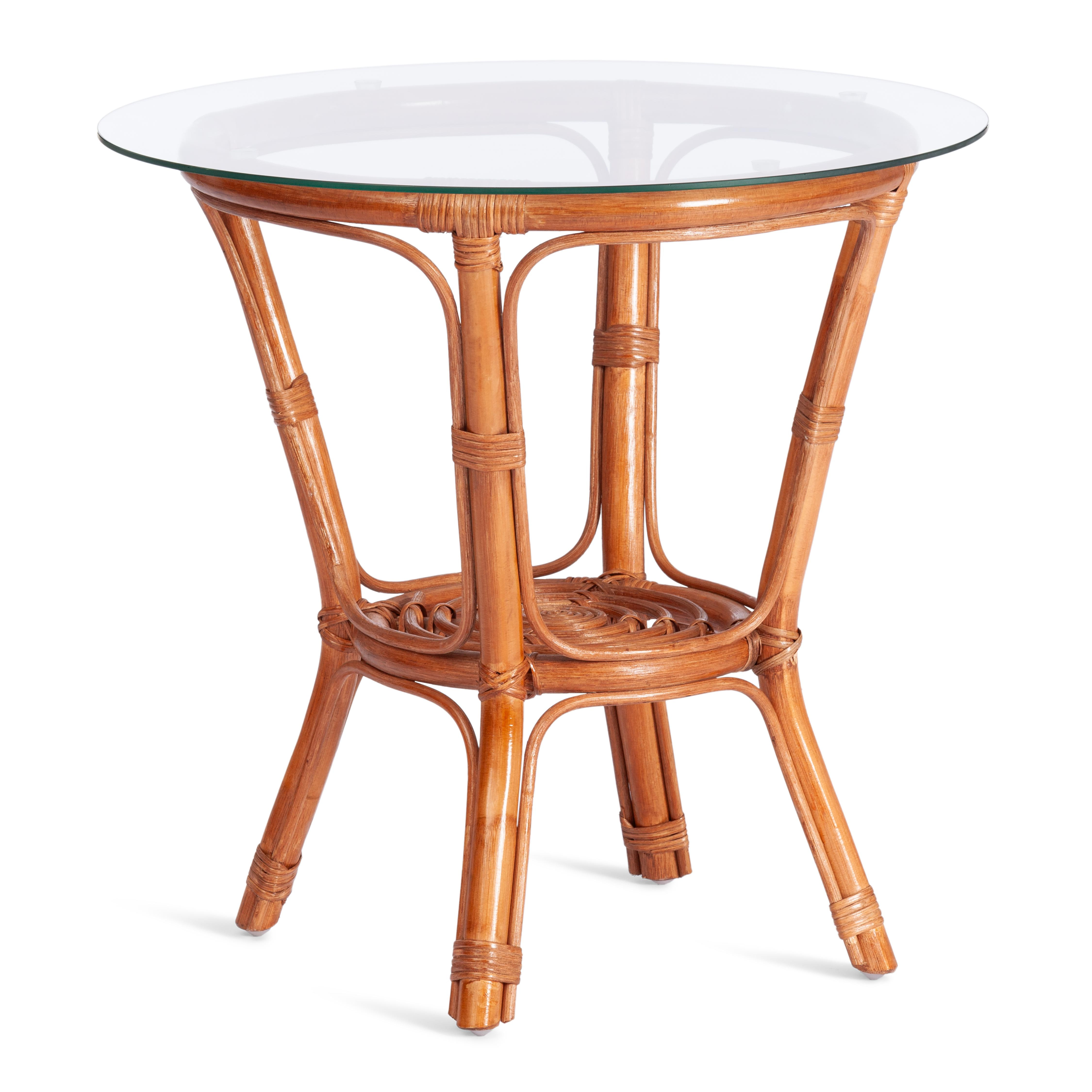 ТЕРРАСНЫЙ КОМПЛЕКТ " NEW BOGOTA " (2 кресла + стол) /с подушками/ ротанг, кресло 61х67х78,5 см, диаметр стола 50см, coco brown (коричневый кокос)