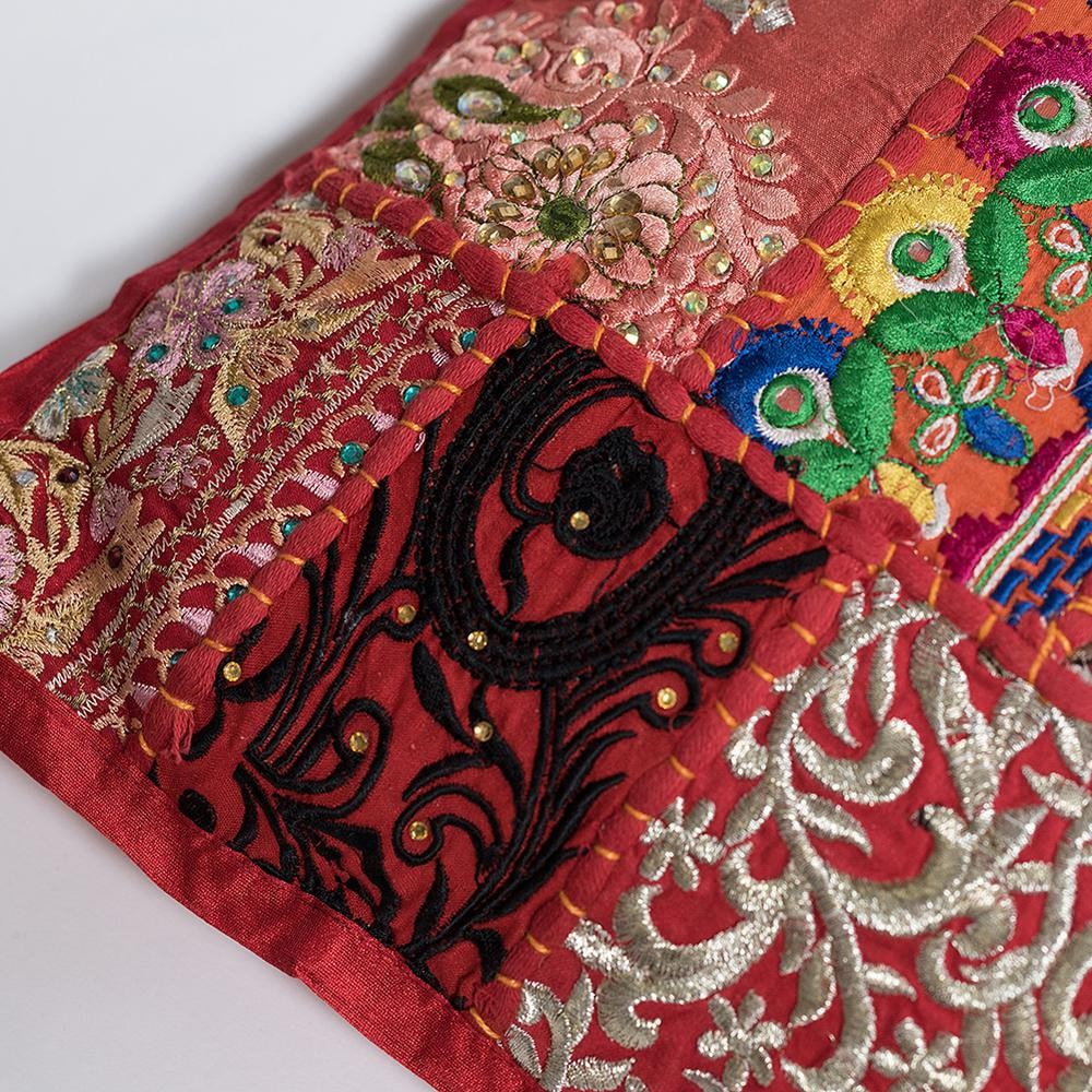 Подушка Secret De Maison GIPSY (mod. 10175) cotton patchwork, 60х60см, этнический красный
