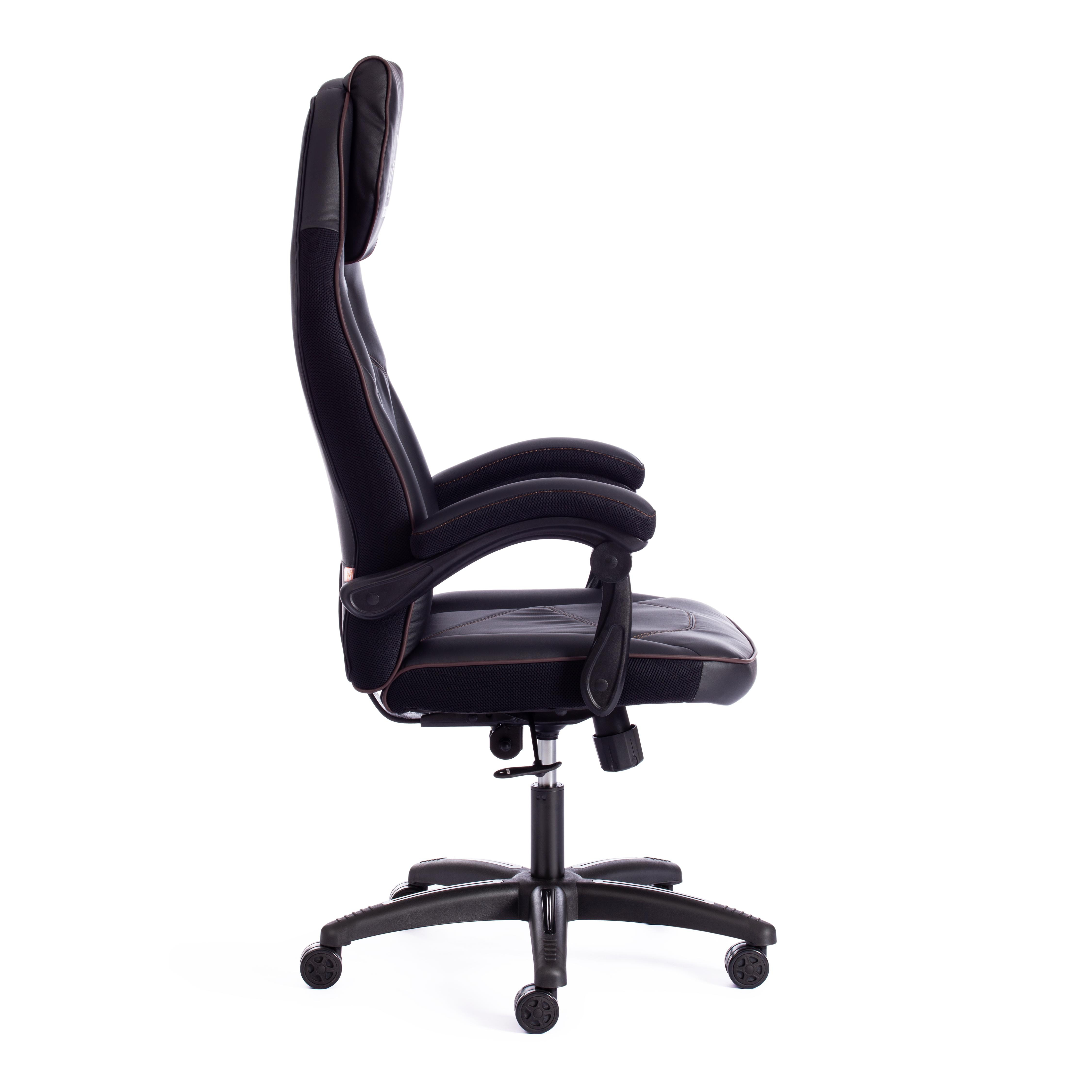 Кресло ARENA кож/зам, черный/черный карбон, 36-6/карбон черный