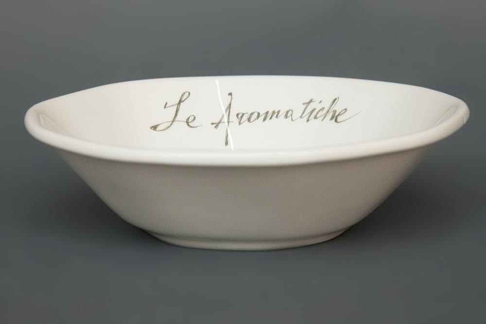 HERBS Soup plate  (mod. IB231 ) | Тарелка суповая "ТРАВЫ" керамика, диам. 23см