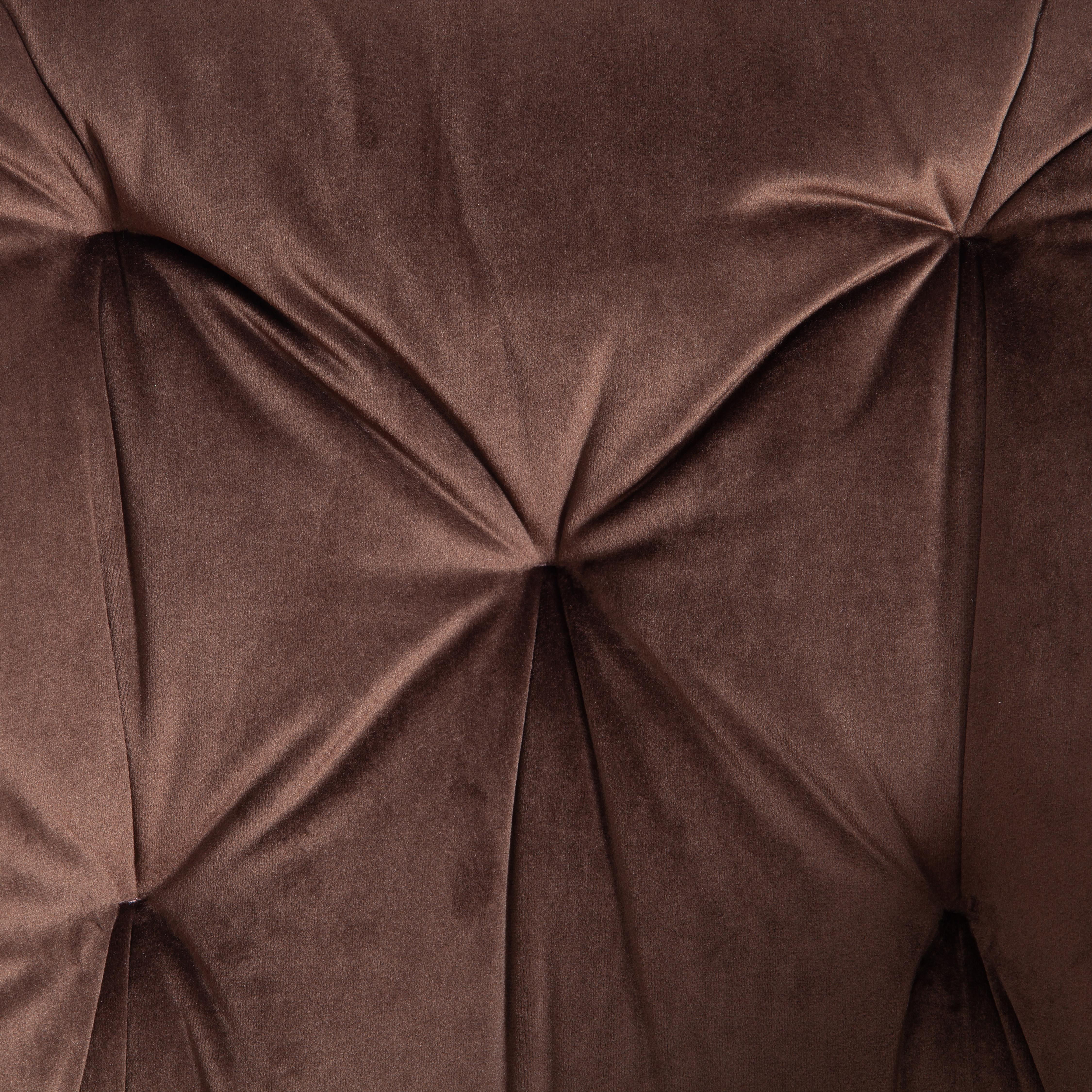 Кресло LIVORNO ( mod.1602 ) металл/ткань, 67х57х82см, коричневый вельвет
