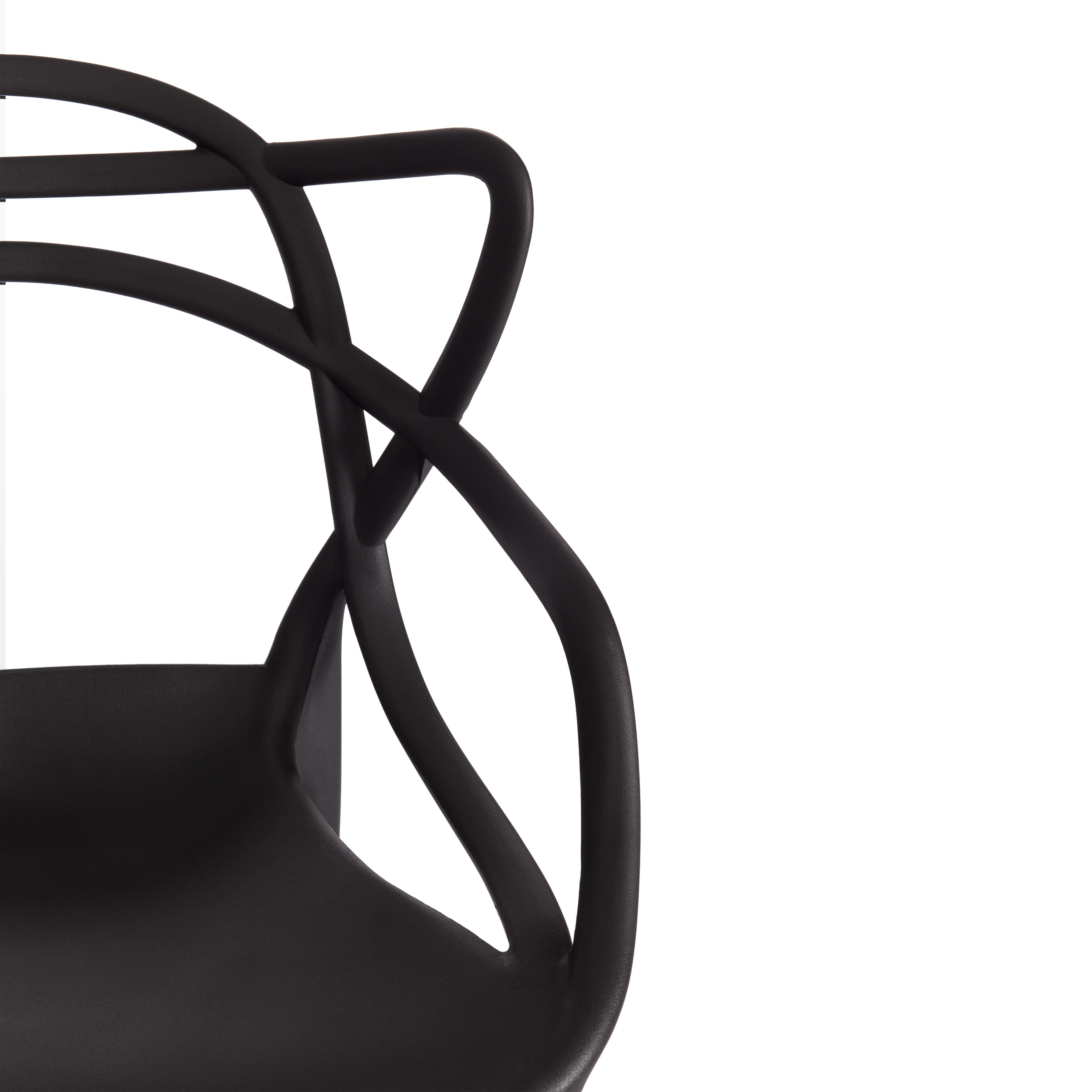 Стул Cat Chair (mod. 028) пластик, 54,5*56*84см, черный, 3010
