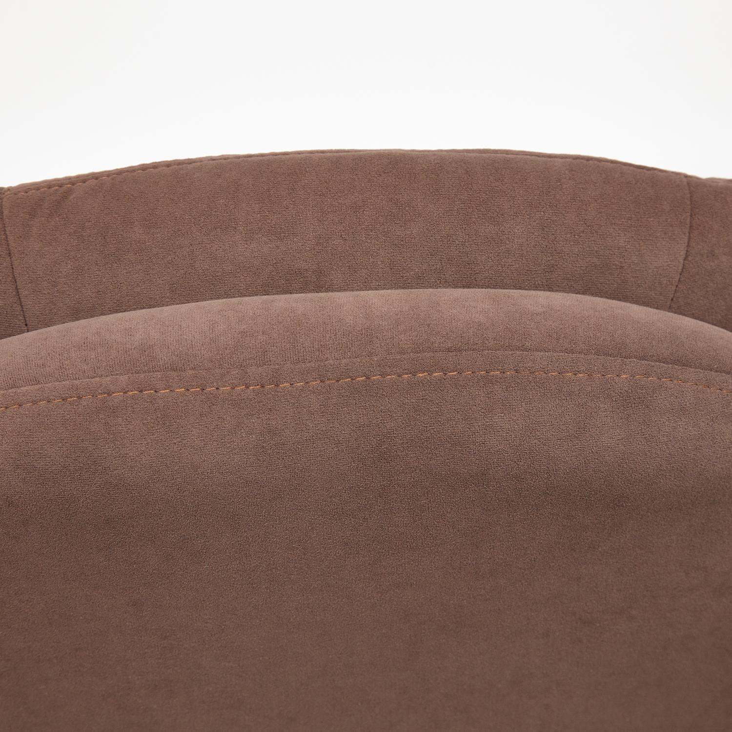 Кресло COMFORT LT флок , коричневый, 6