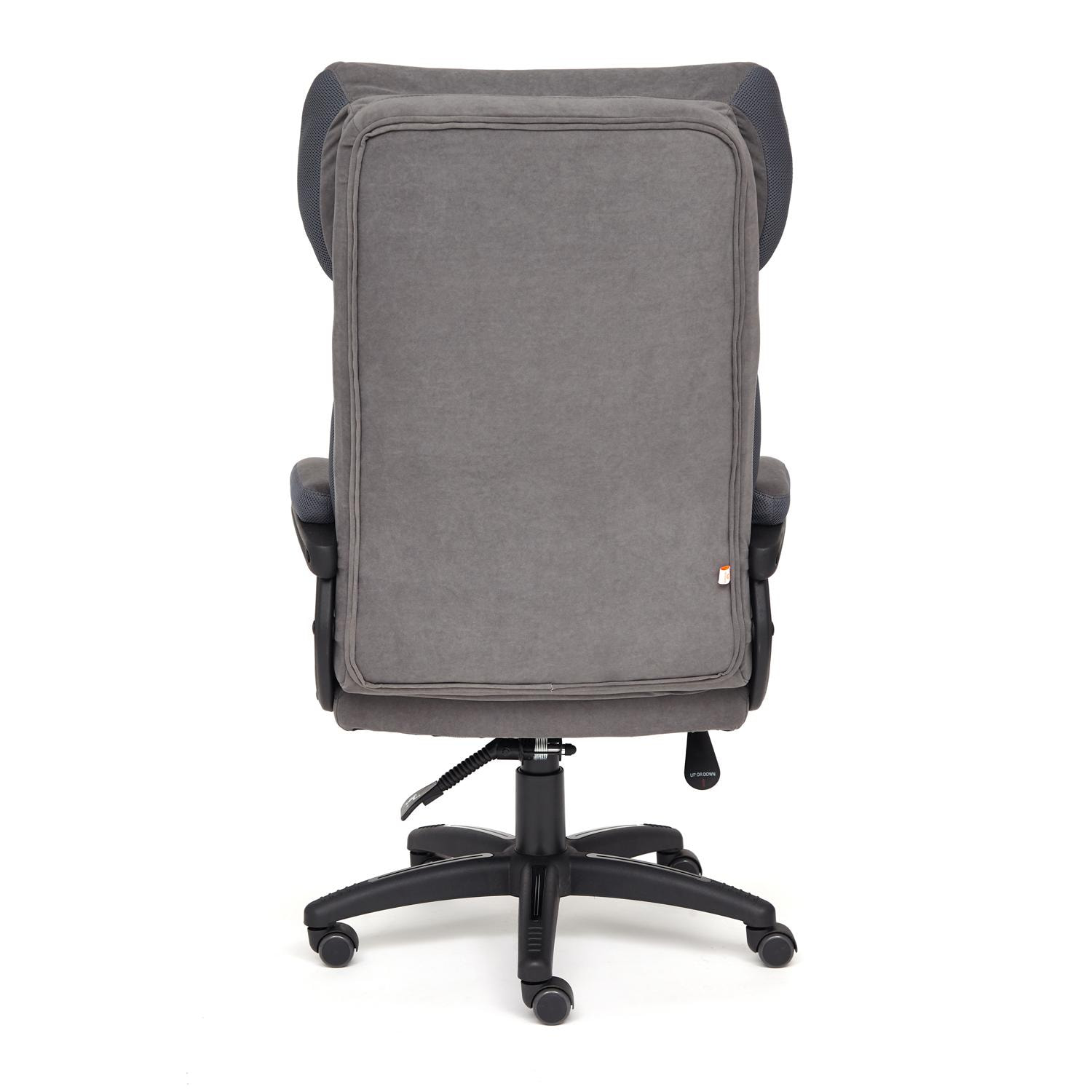 Кресло DUKE флок/ткань, серый/серый, 29/TW-12