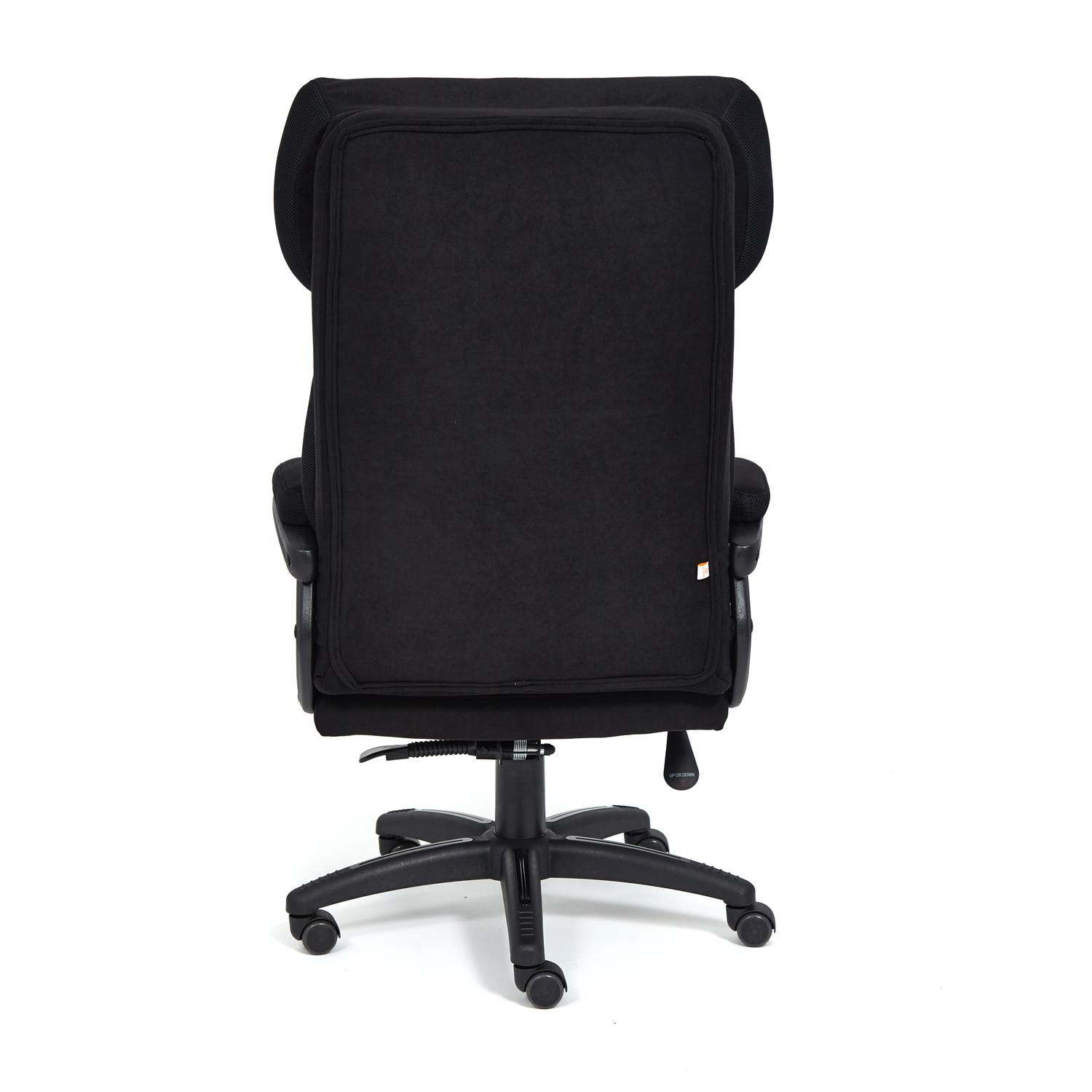 Кресло DUKE флок/ткань, черный/черный , 35/TW-11