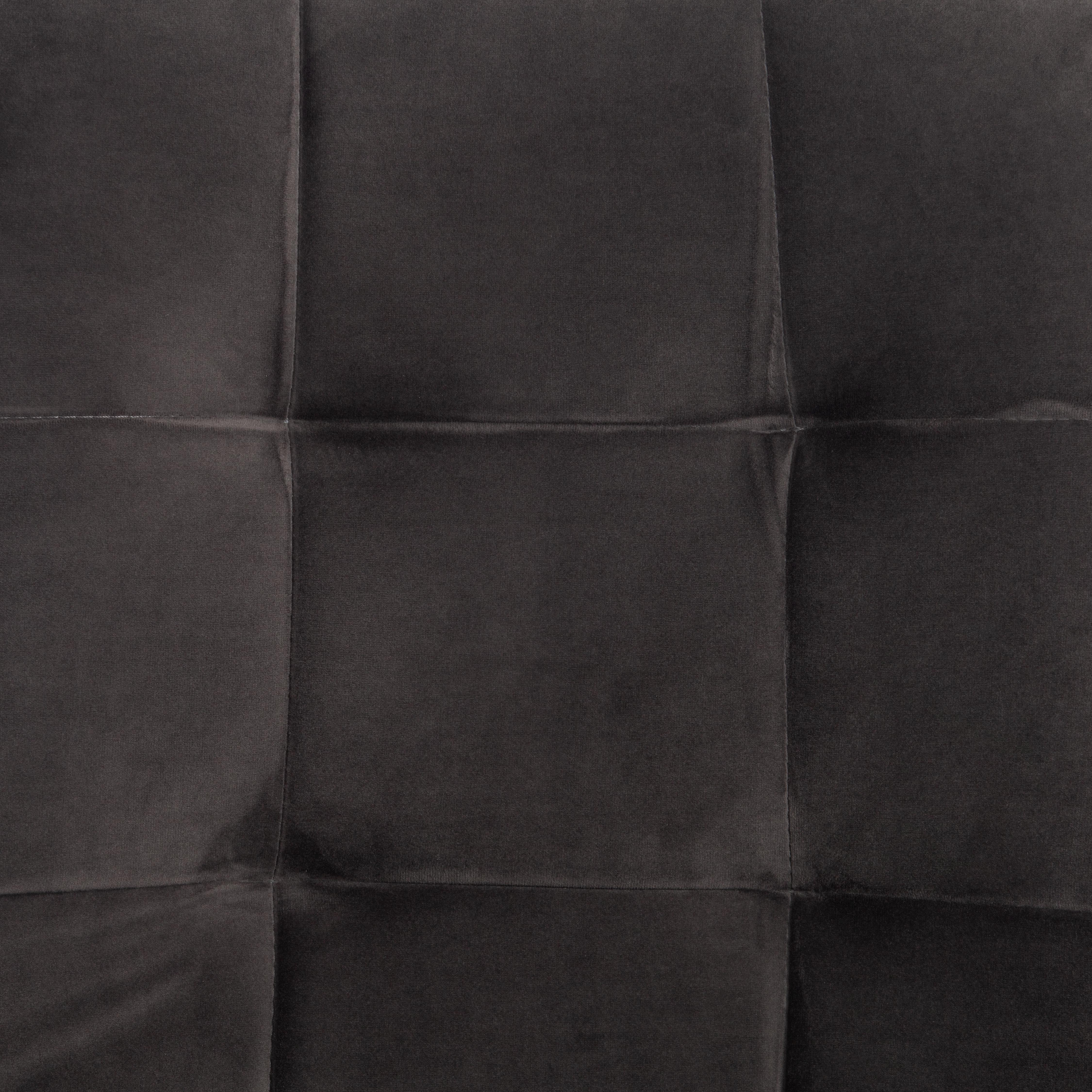 Стул CHILLY (mod. 7095) ткань/металл, 45x53х88 см, высота до сиденья 50 см, темно-серый barkhat 14/черный