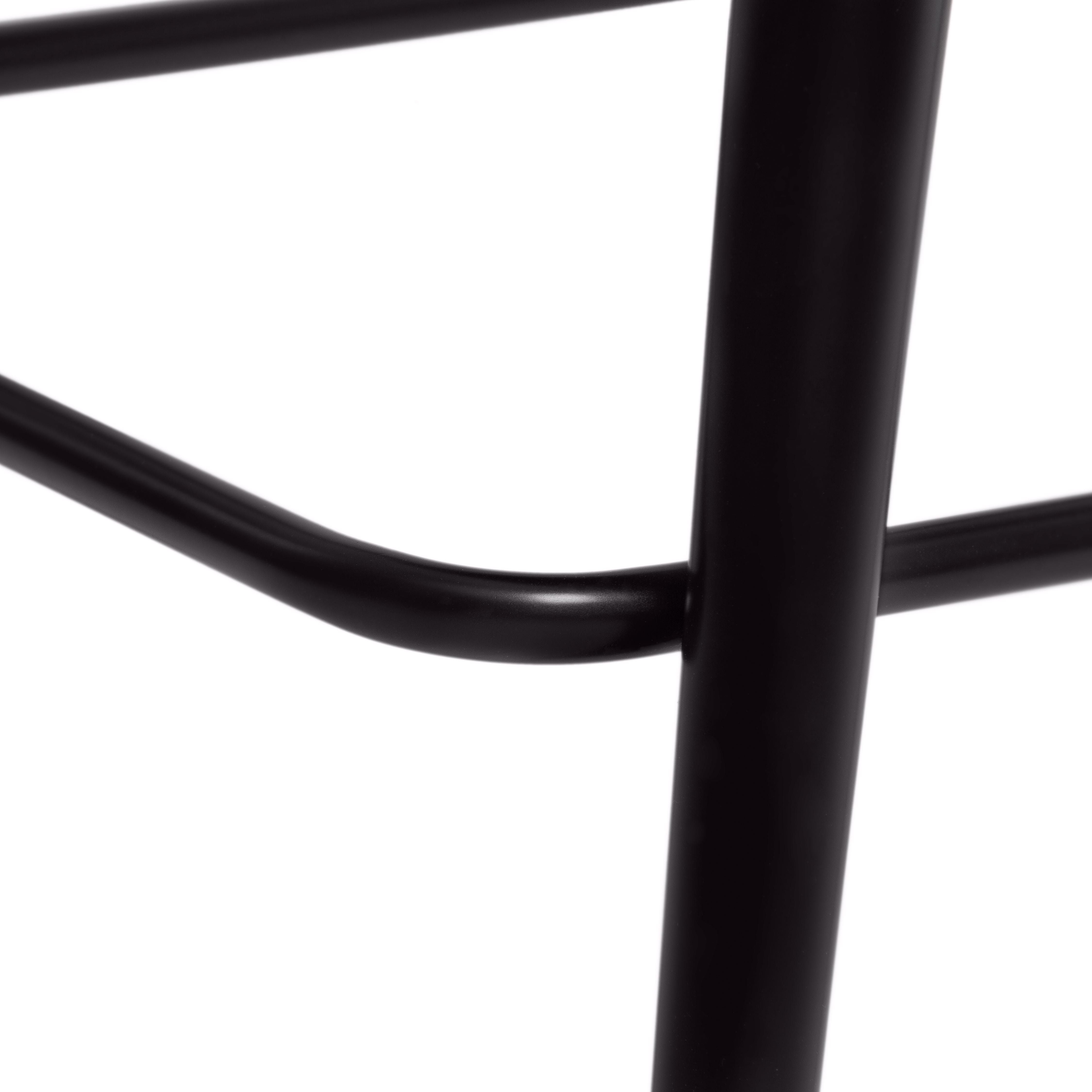 Стул барный CHILLY (mod.7095б) ткань/металл, 53х44х104 см, высота до сиденья 76 см, темно-серый barkhat 14/черный