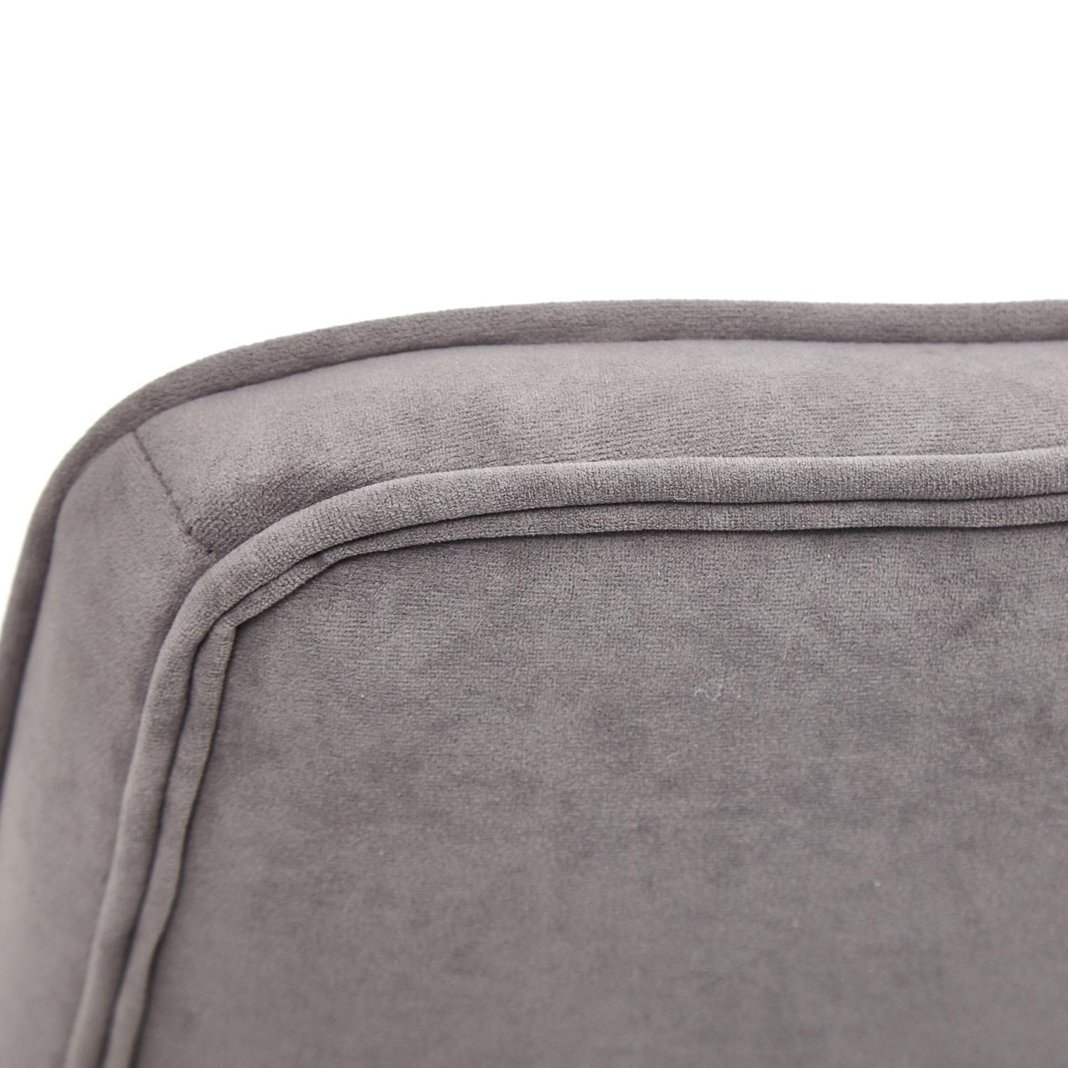 Кресло YORK флок , серый, 29