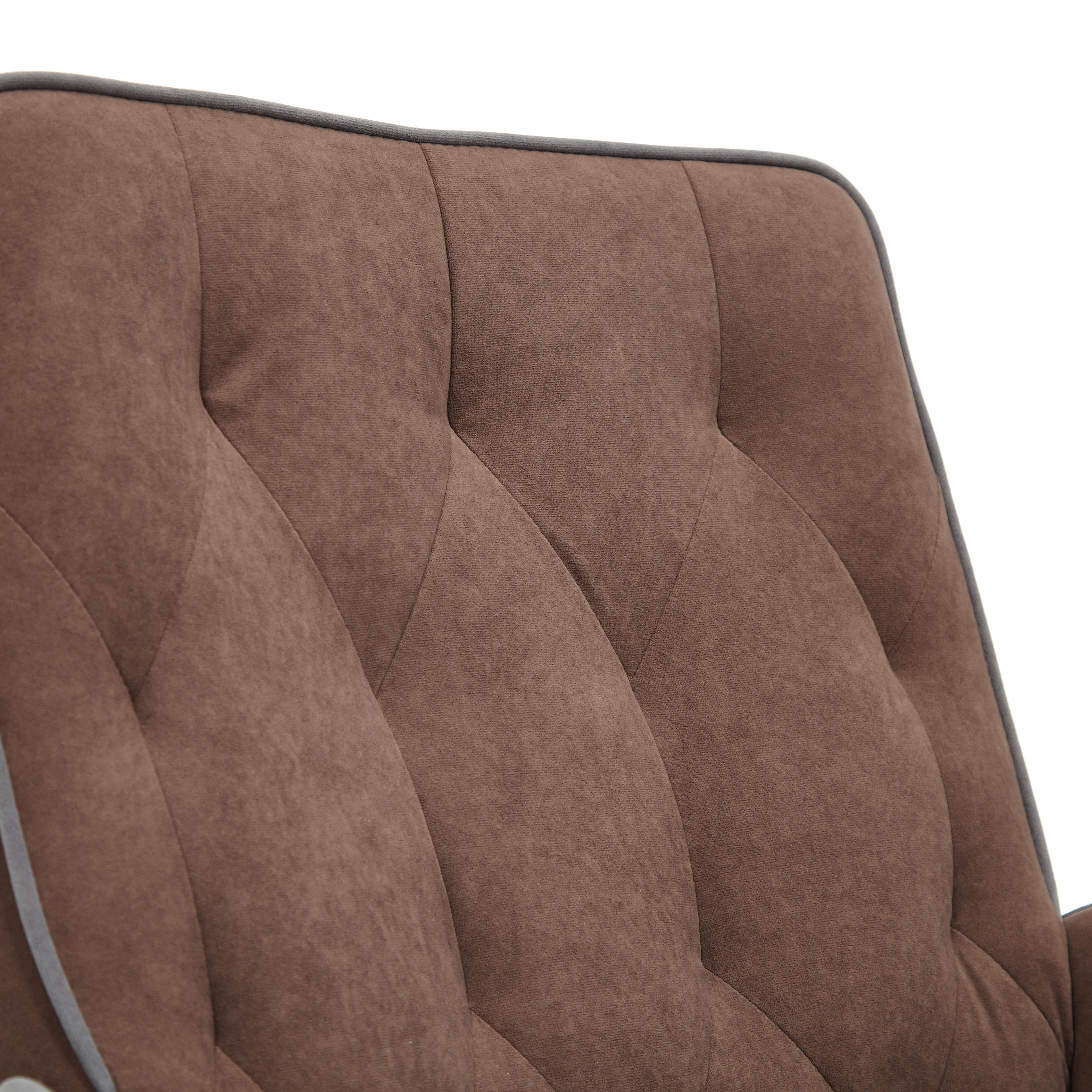 Кресло MADRID флок , коричневый, 6