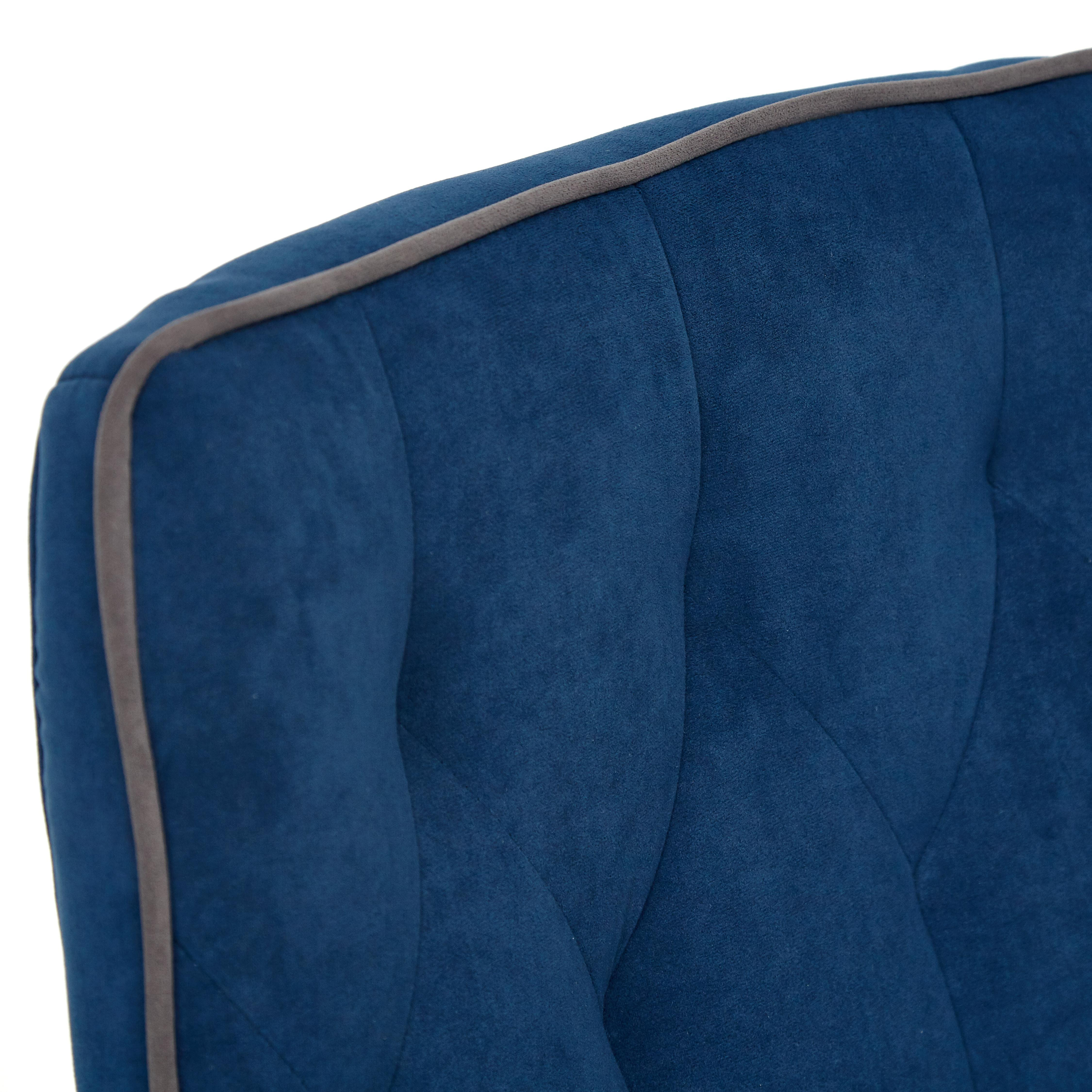 Кресло MADRID флок , синий, 32