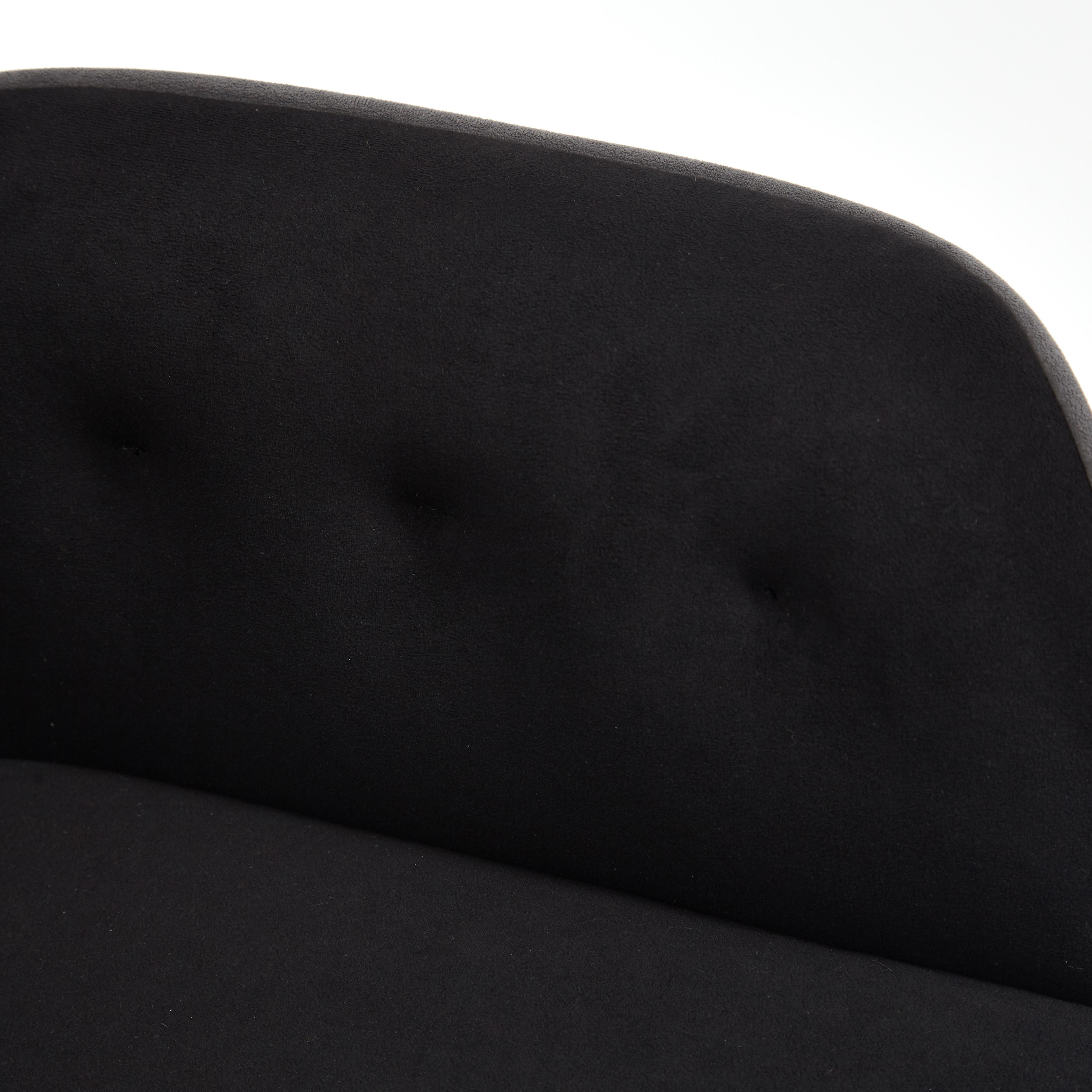Кресло MADRID флок , черный, 35
