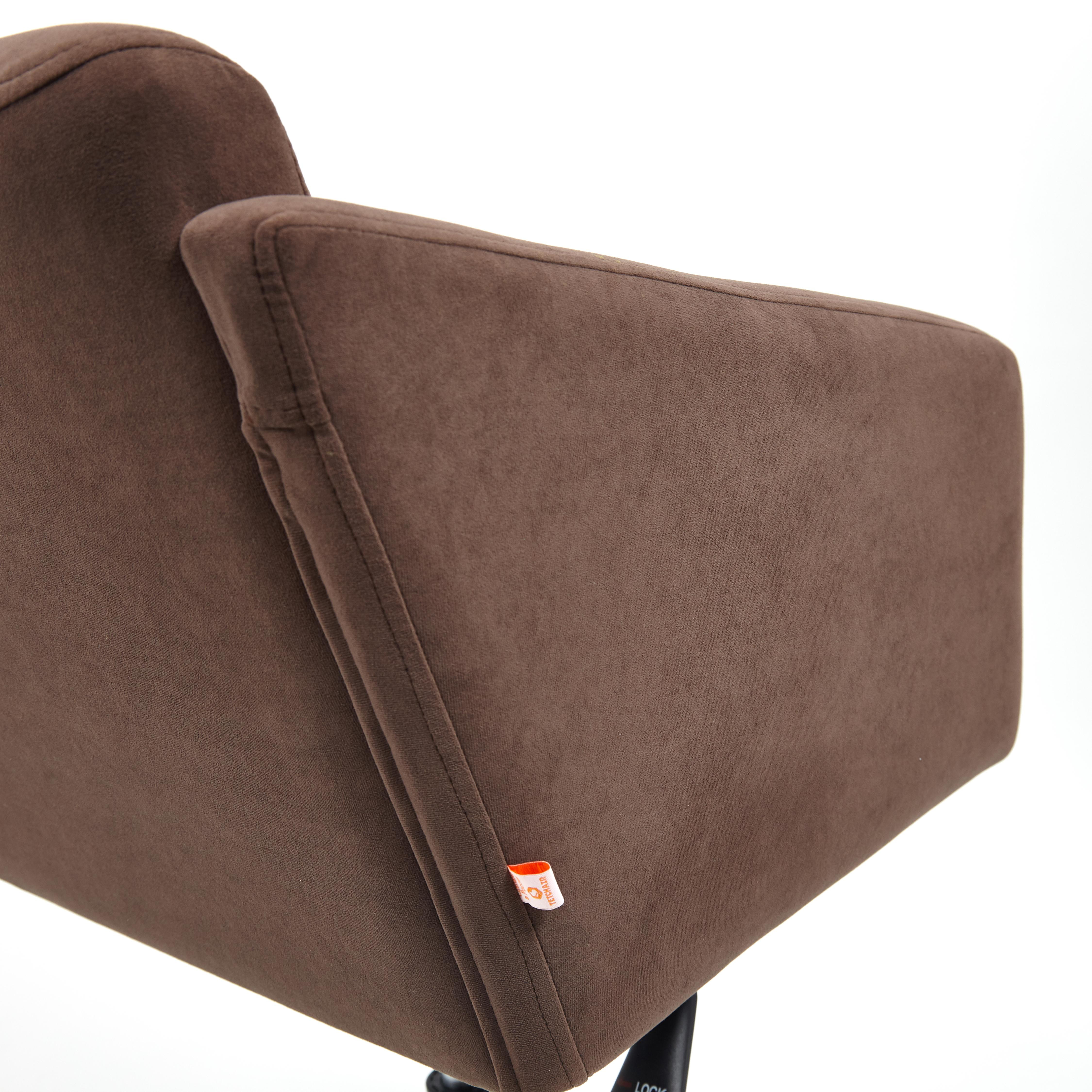 Кресло MILAN хром флок , коричневый, 6