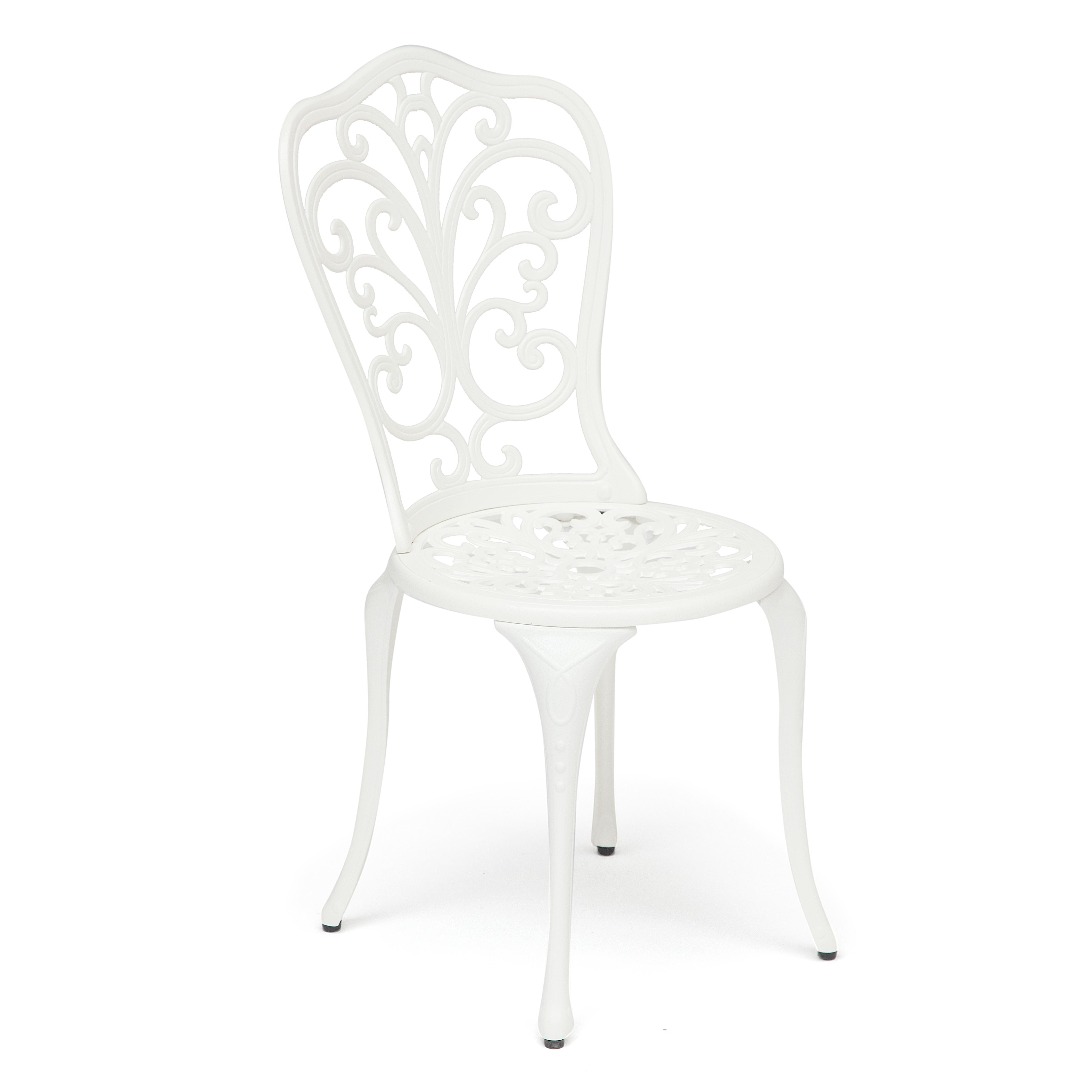 Комплект Secret De Maison Romance (стол +2 стула) алюминиевый сплав, D60/H67, 53х41х89см, butter white