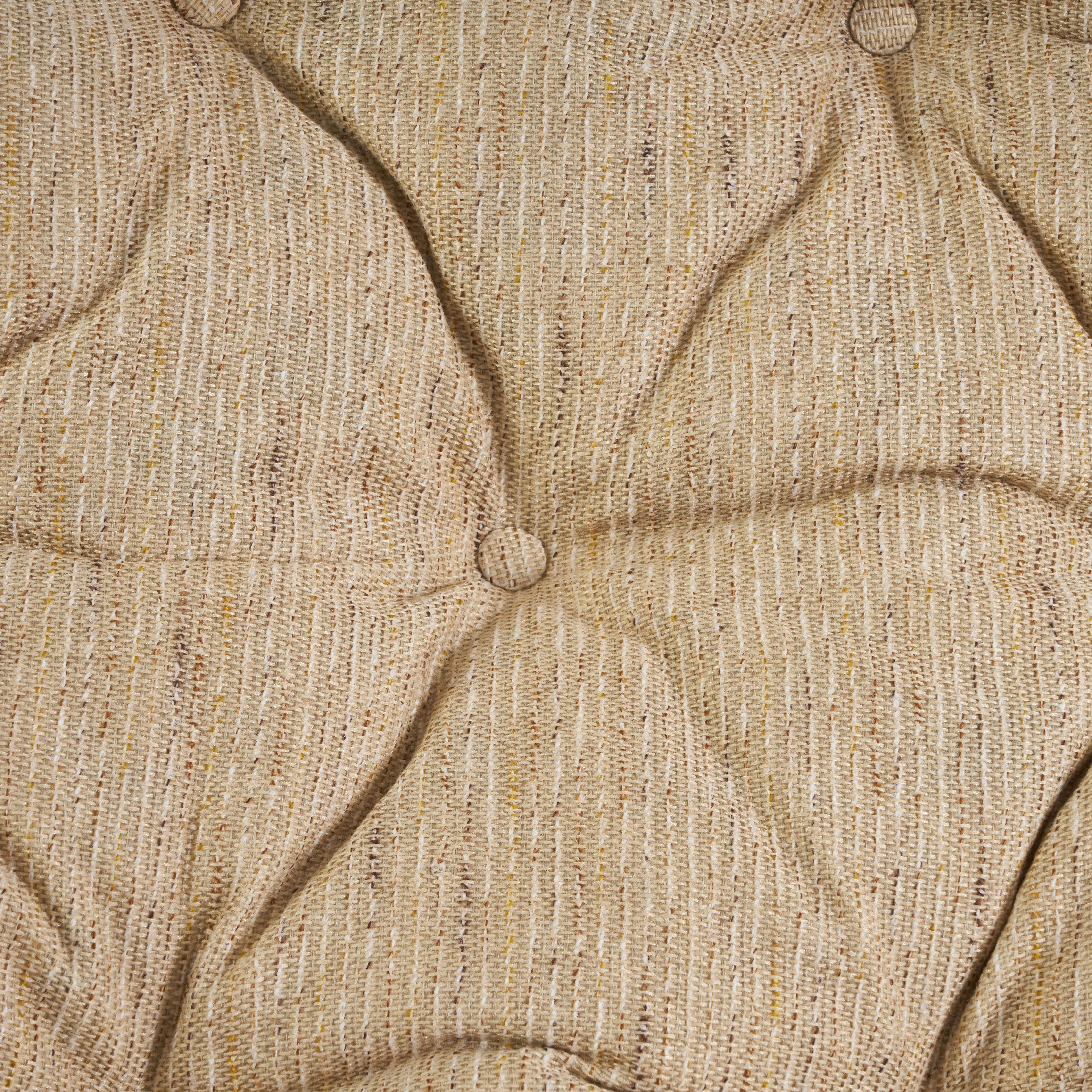 Кресло "MAMASAN ECO SKIN"  / с подушкой / Natural (натуральный), ткань Старт