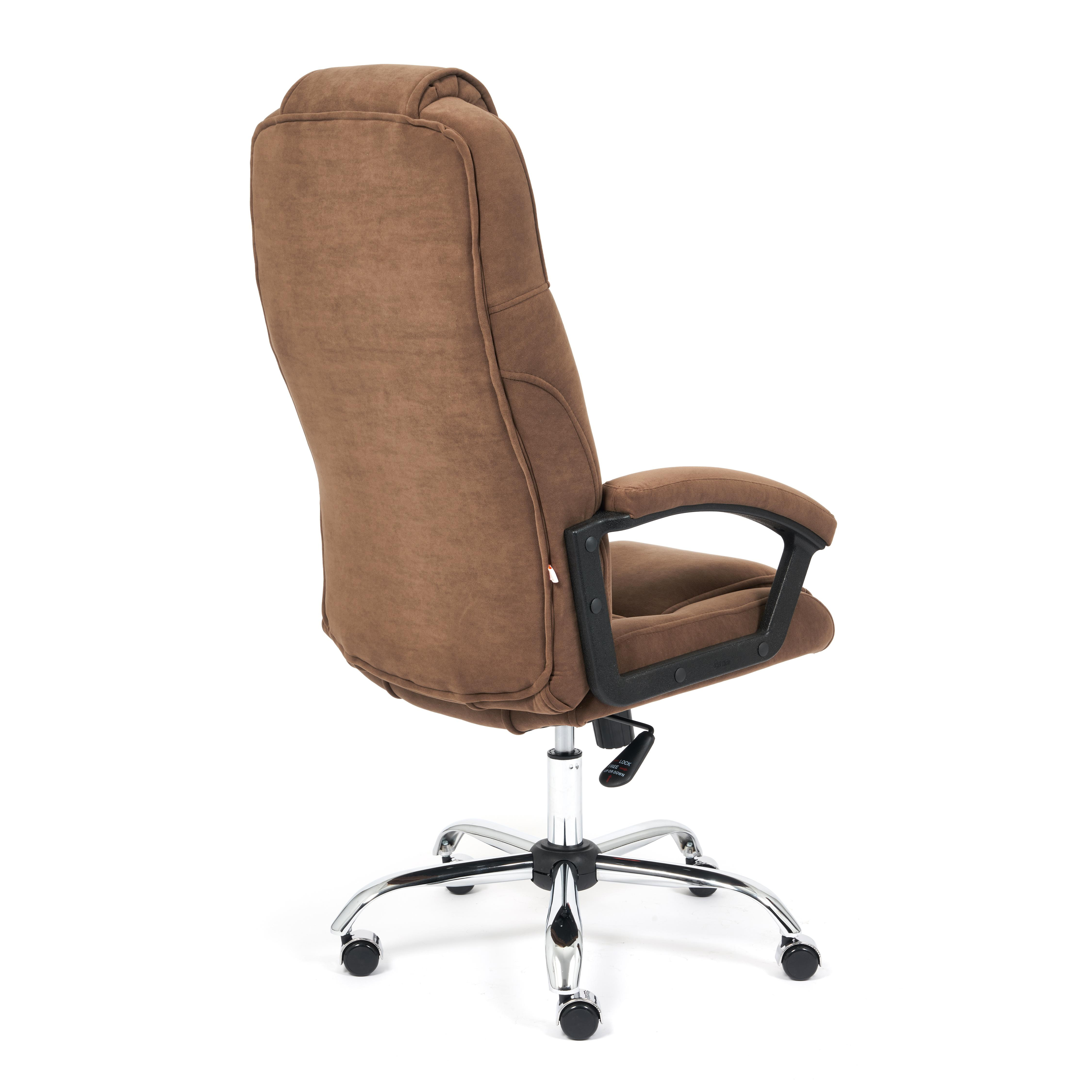 Кресло BERGAMO (хром) флок , коричневый, 6
