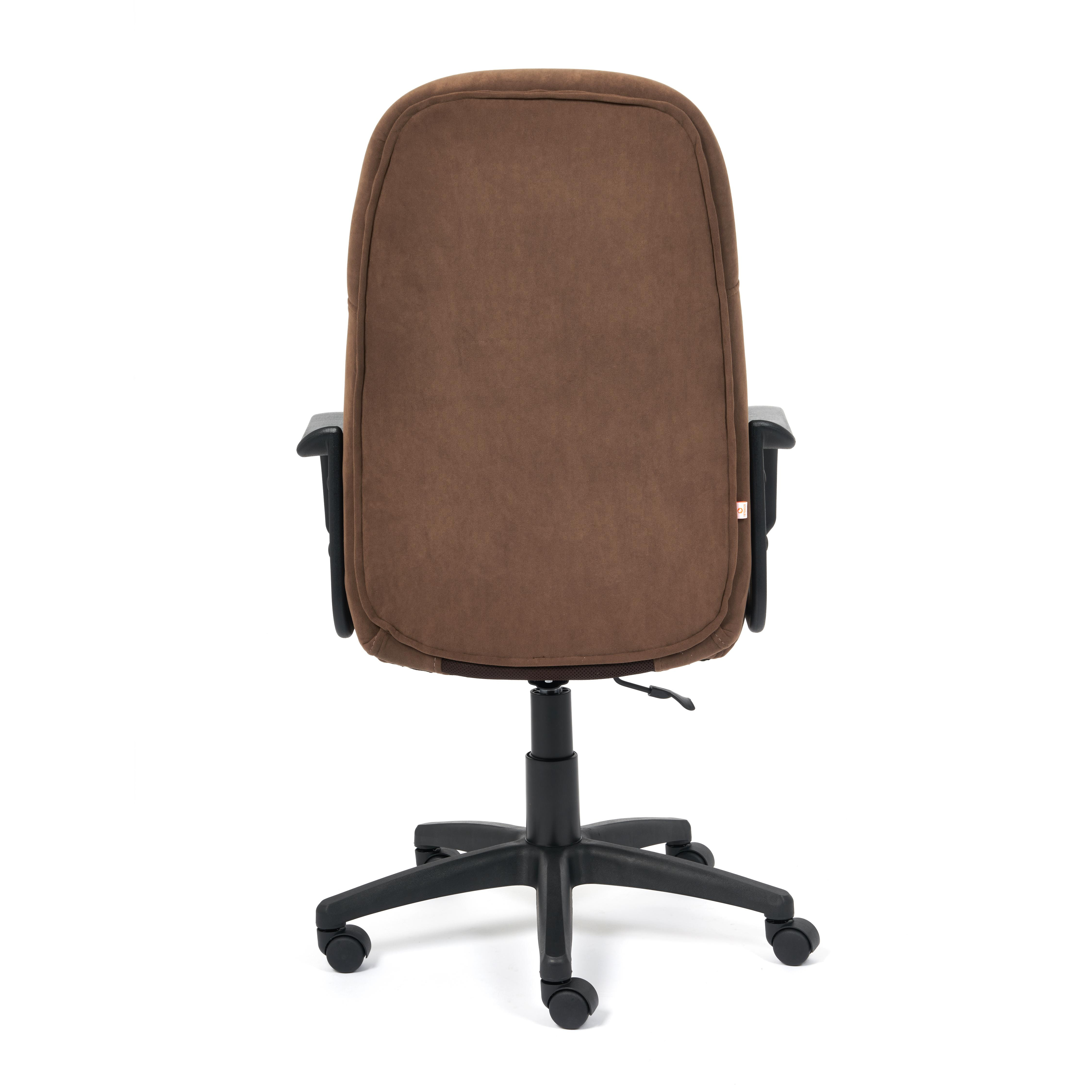 Кресло PARMA флок/ткань, коричневый, 6/TW-24