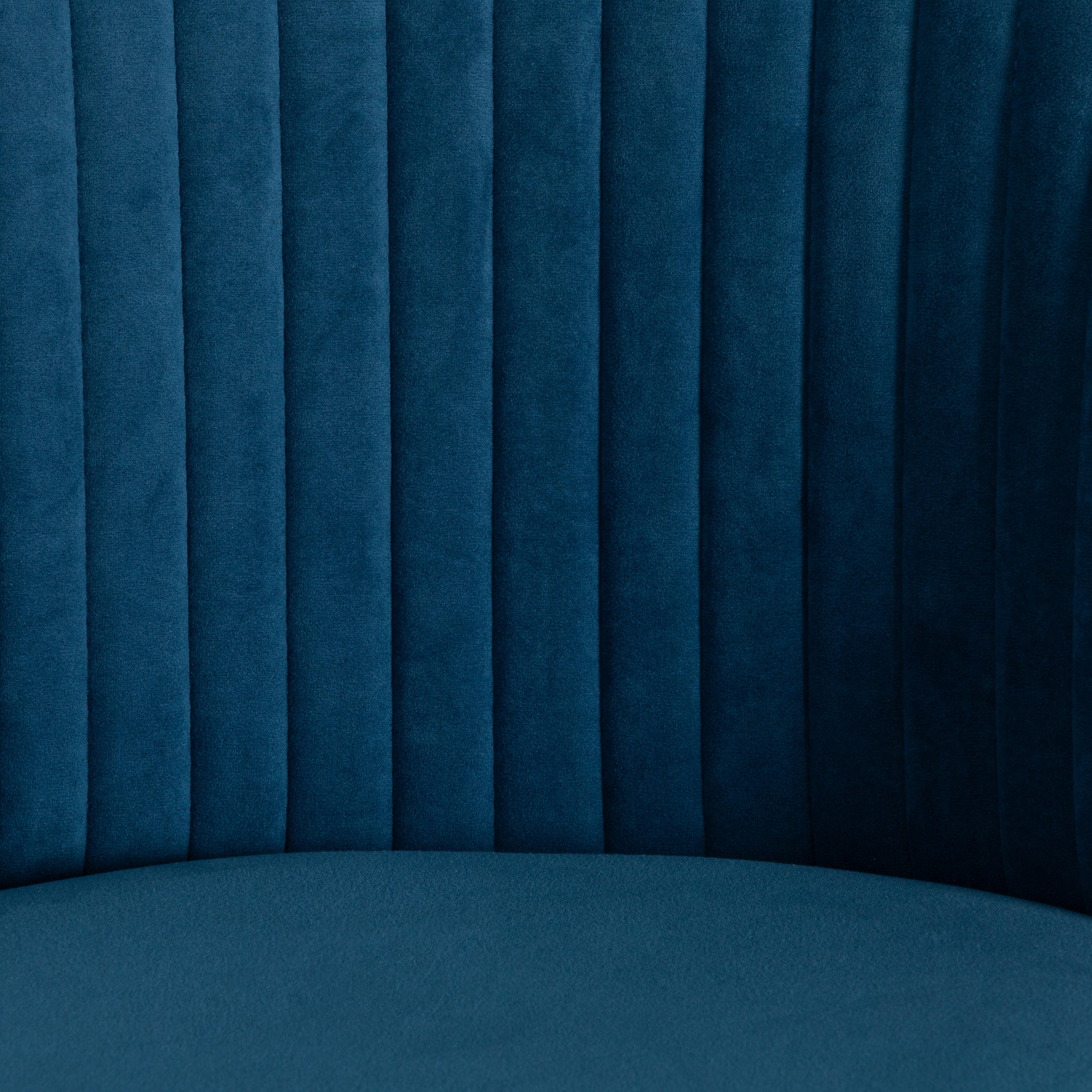 Кресло MELODY флок , синий, 32
