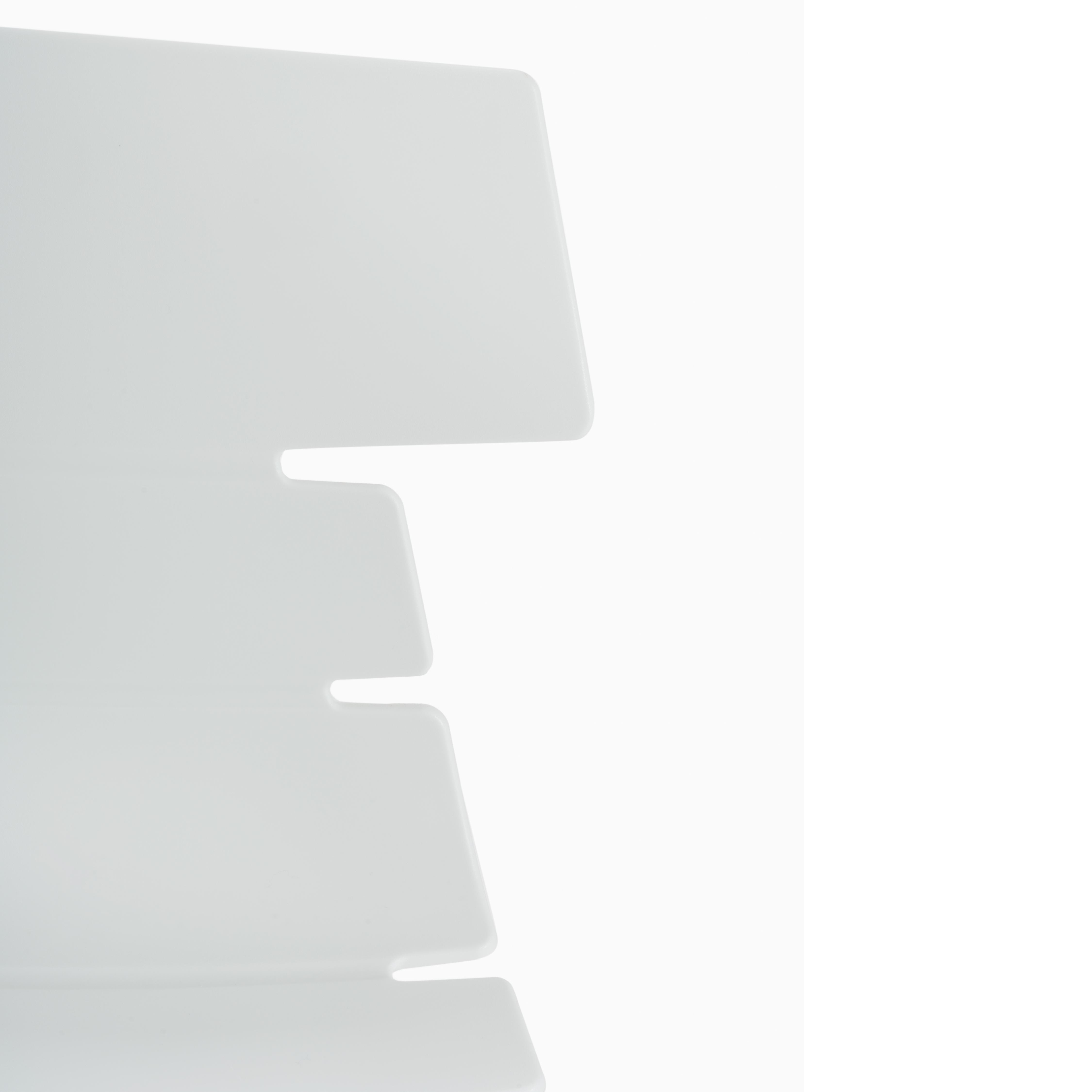 Стул HANSEN (mod. 622N) пластик/металл, 51х47х80 см, высота до сиденья 45 см, белый/черный