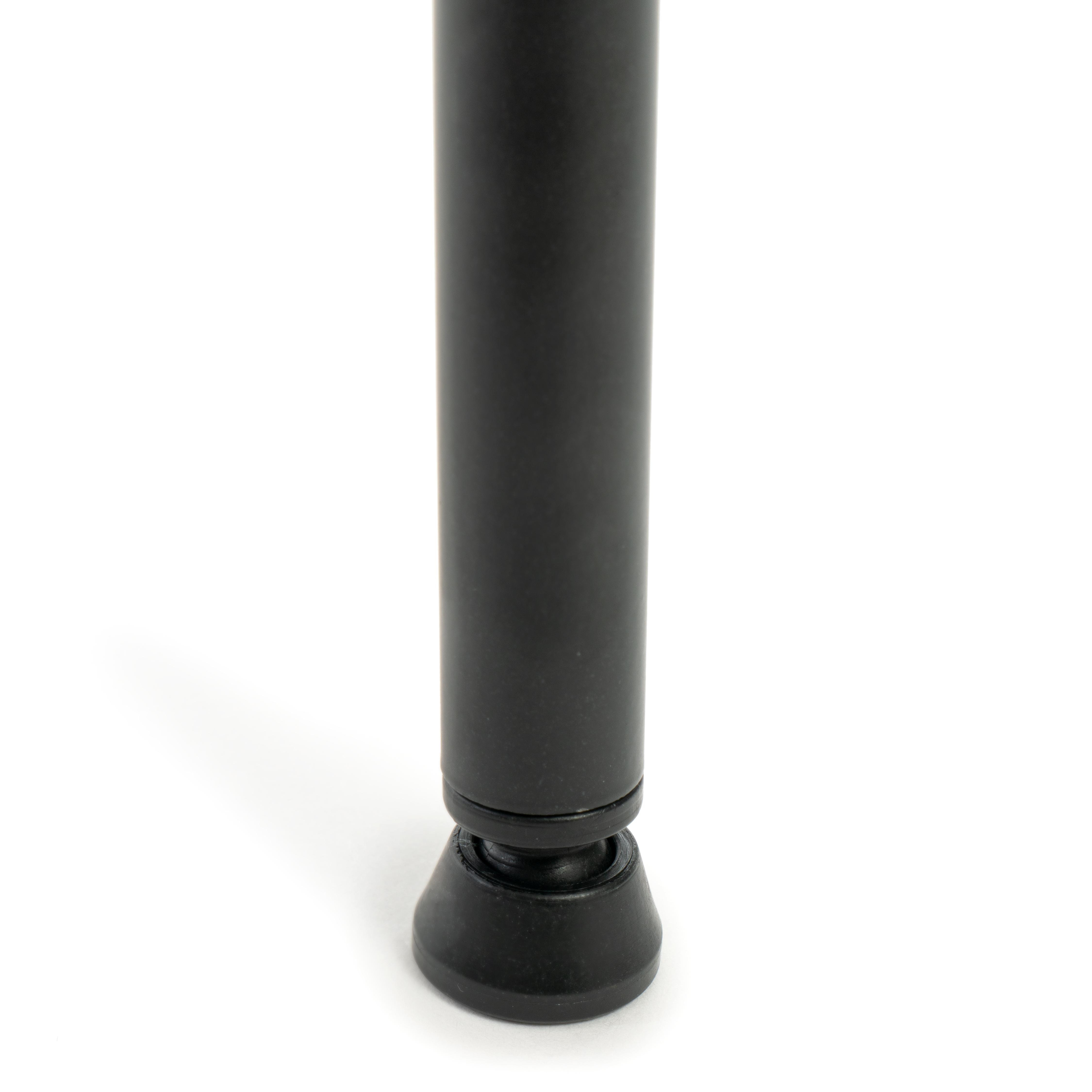 Стул VAN HALLEN (mod. 1534-45) пластик/металл, 45х52х77 см, высота до сиденья 46,5 см, белый/черный