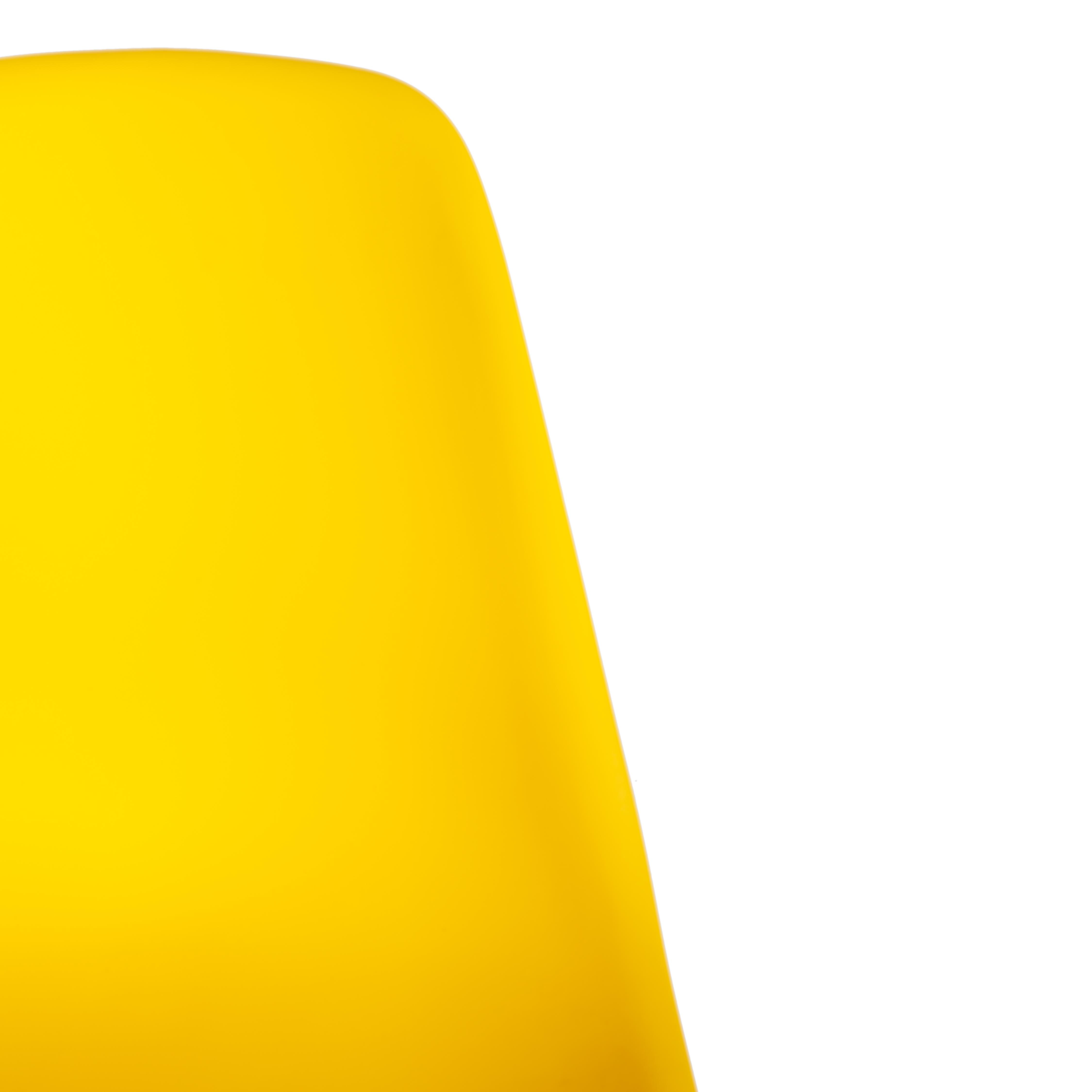 Стул CINDY IRON CHAIR (EAMES) (mod. 002) металл, пластик, 51x46x82,5, желтый