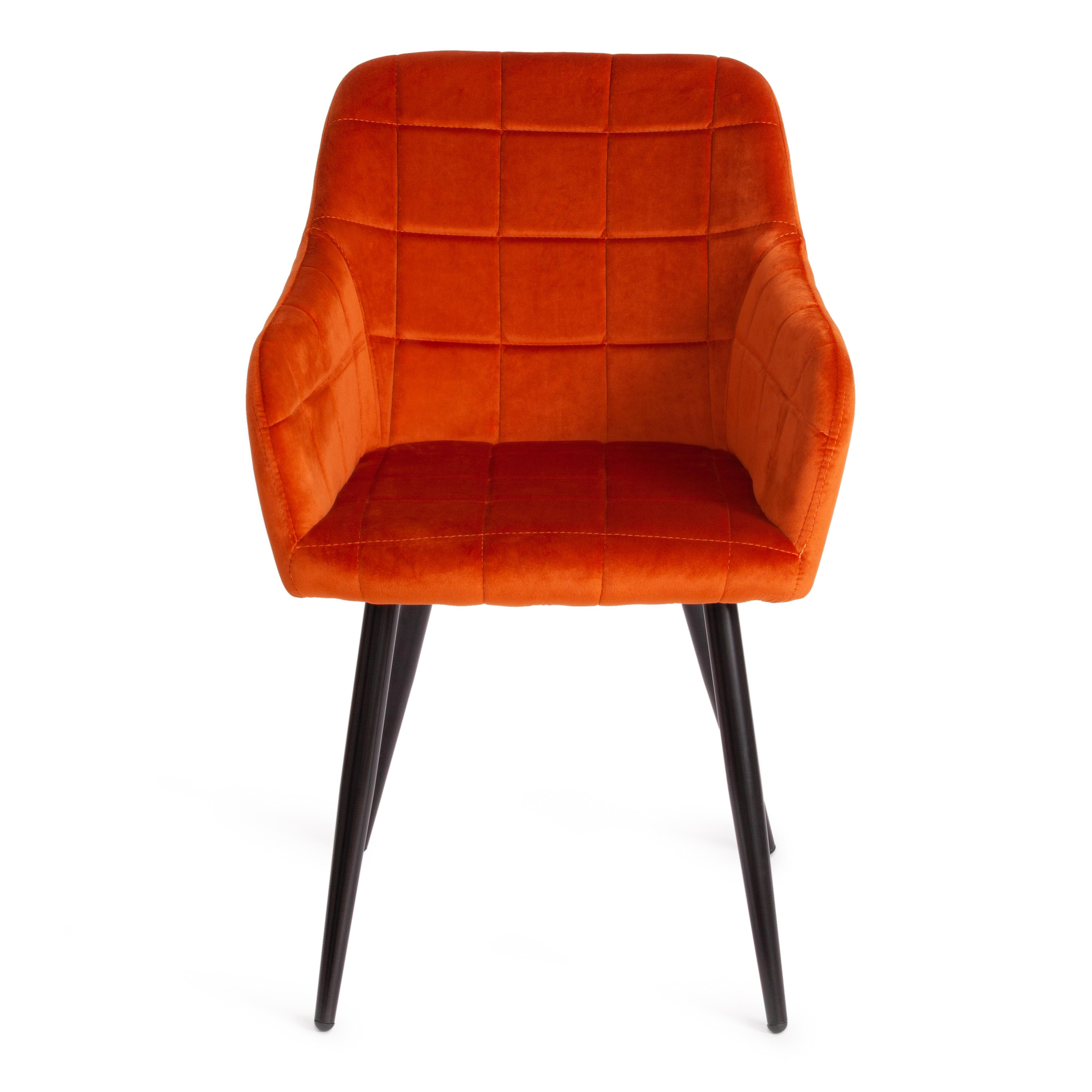 Кресло BEATA (mod. 8266) / 1 шт. в упаковке металл/ткань, 56х60х82 см, рыжий/черный, G062-24