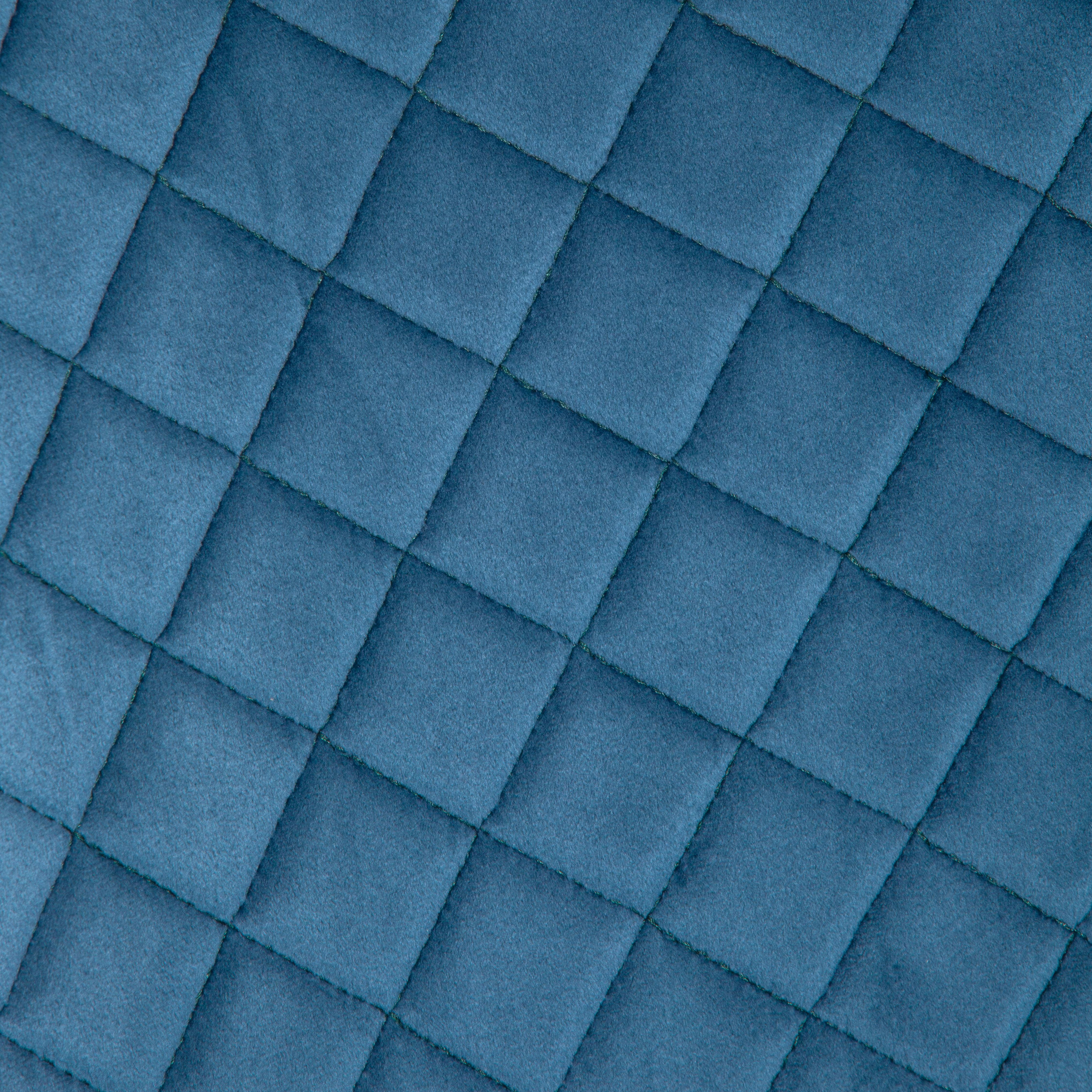 Стул ELI (mod. 8202) металл/ткань, 53x61,5x83 см, синий (G062-48)/черный