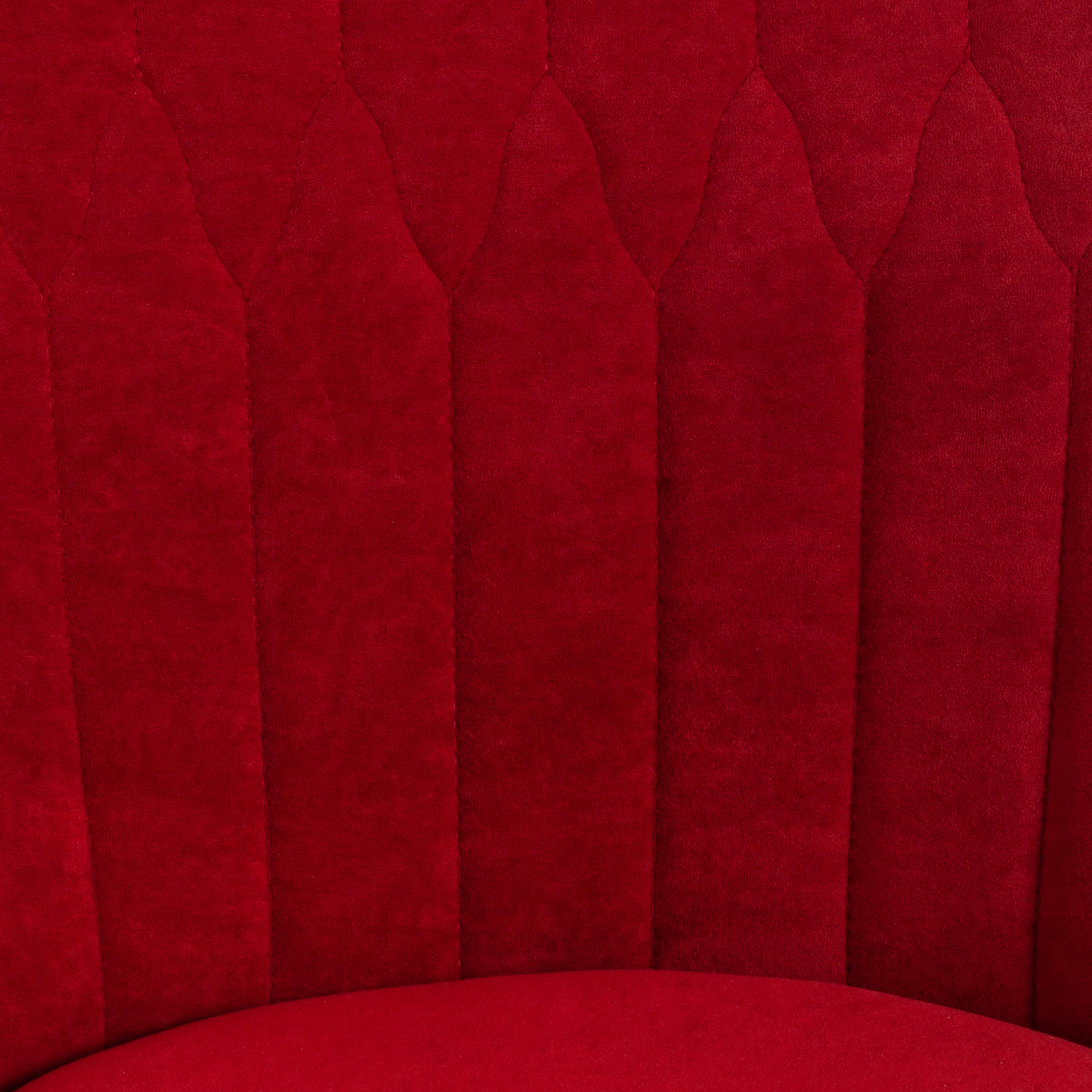 Кресло SWAN флок , бордовый, 10