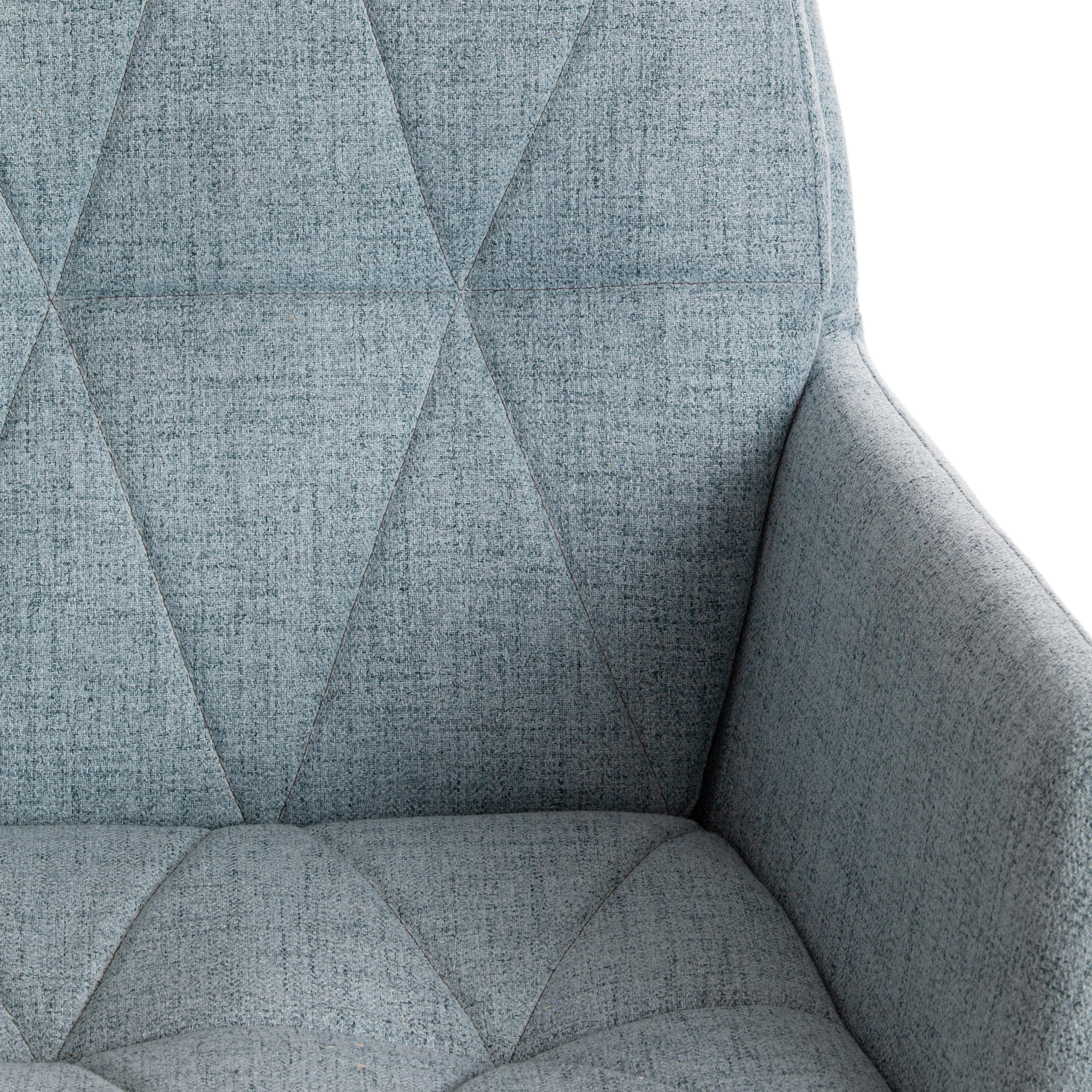 Кресло GARDA ткань, голубой, фостер 15