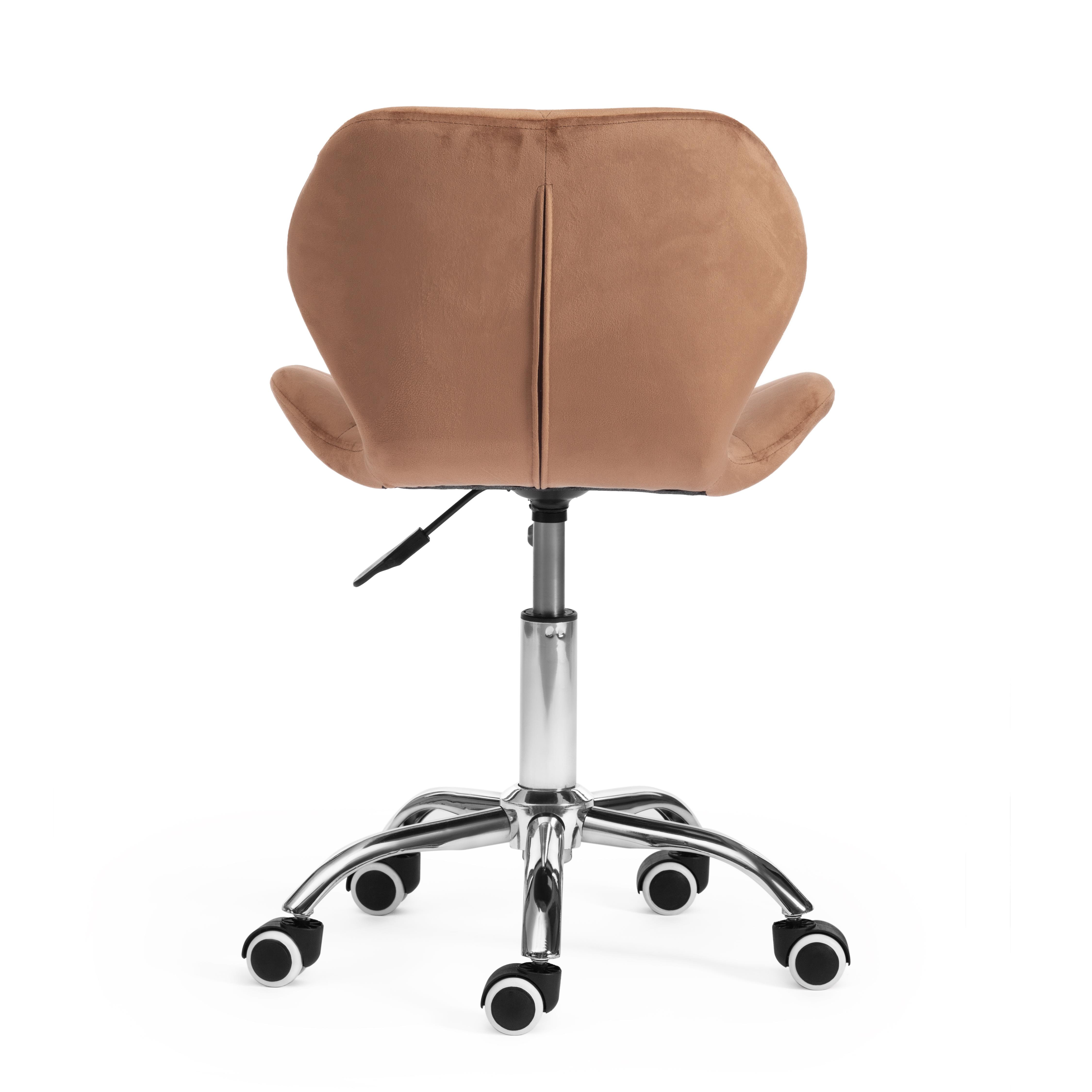 Офисное кресло Recaro (mod.007) металл, вельвет, 45x74+10см, коричневый (HLR11)