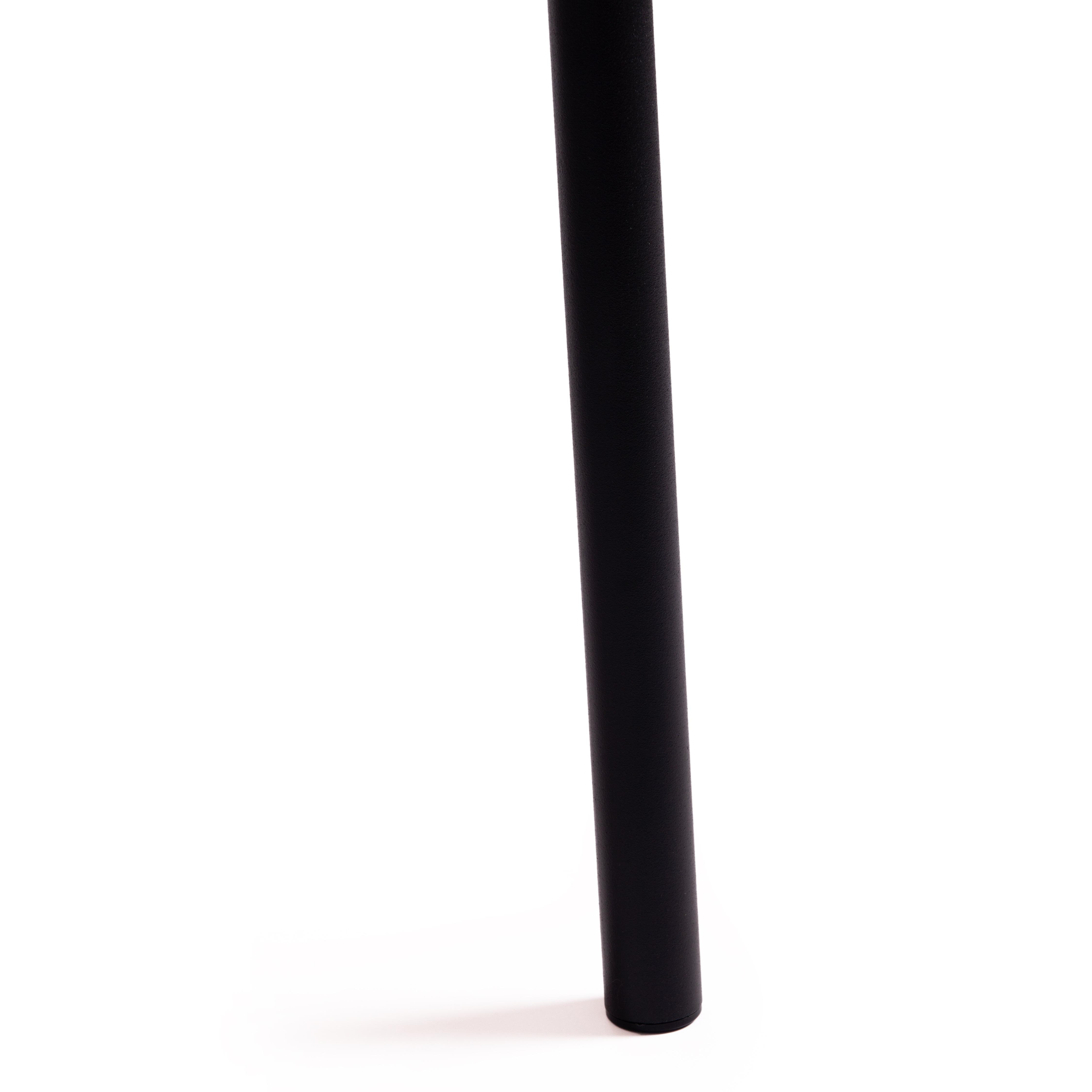 Стул GENIUS (mod 75) металл/пластик, 46x56x84cм, оранжевый/черные ножки