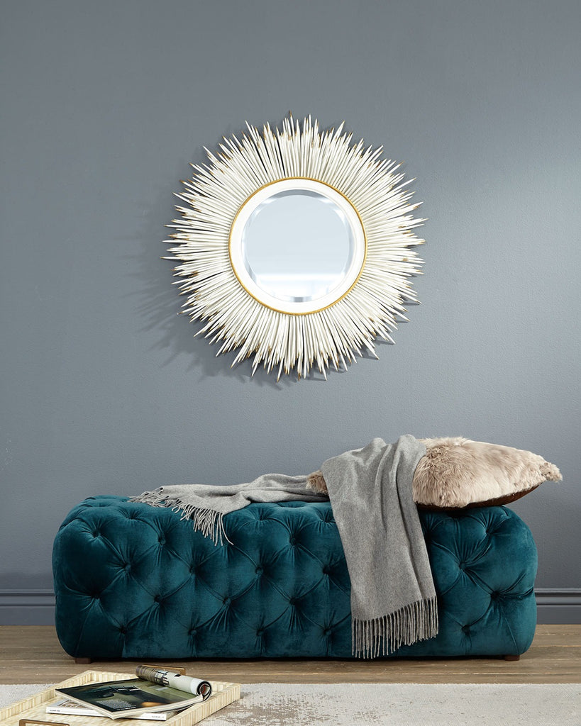 Настенное зеркало Secret de Maison Lars white, 91.5 x 91.5 x 4, LHMF720WG