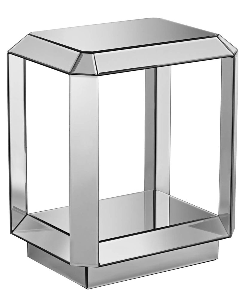 Зеркальный приставной столик Secret de Maison Teymar silver, 53.5 x 40.6 х 63.5 , LHST01CB