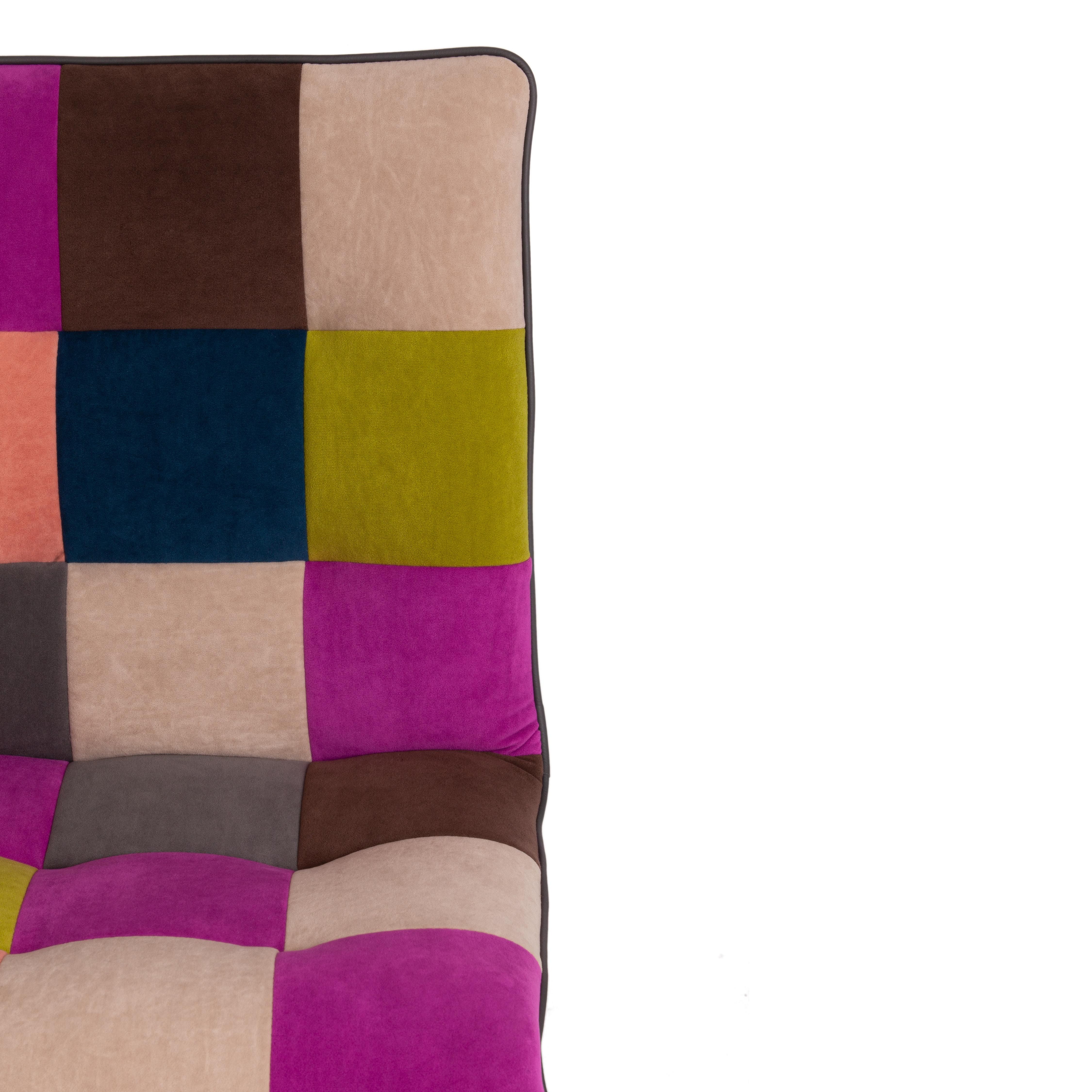 Кресло ZERO (спектр) ткань, флок, цветной
