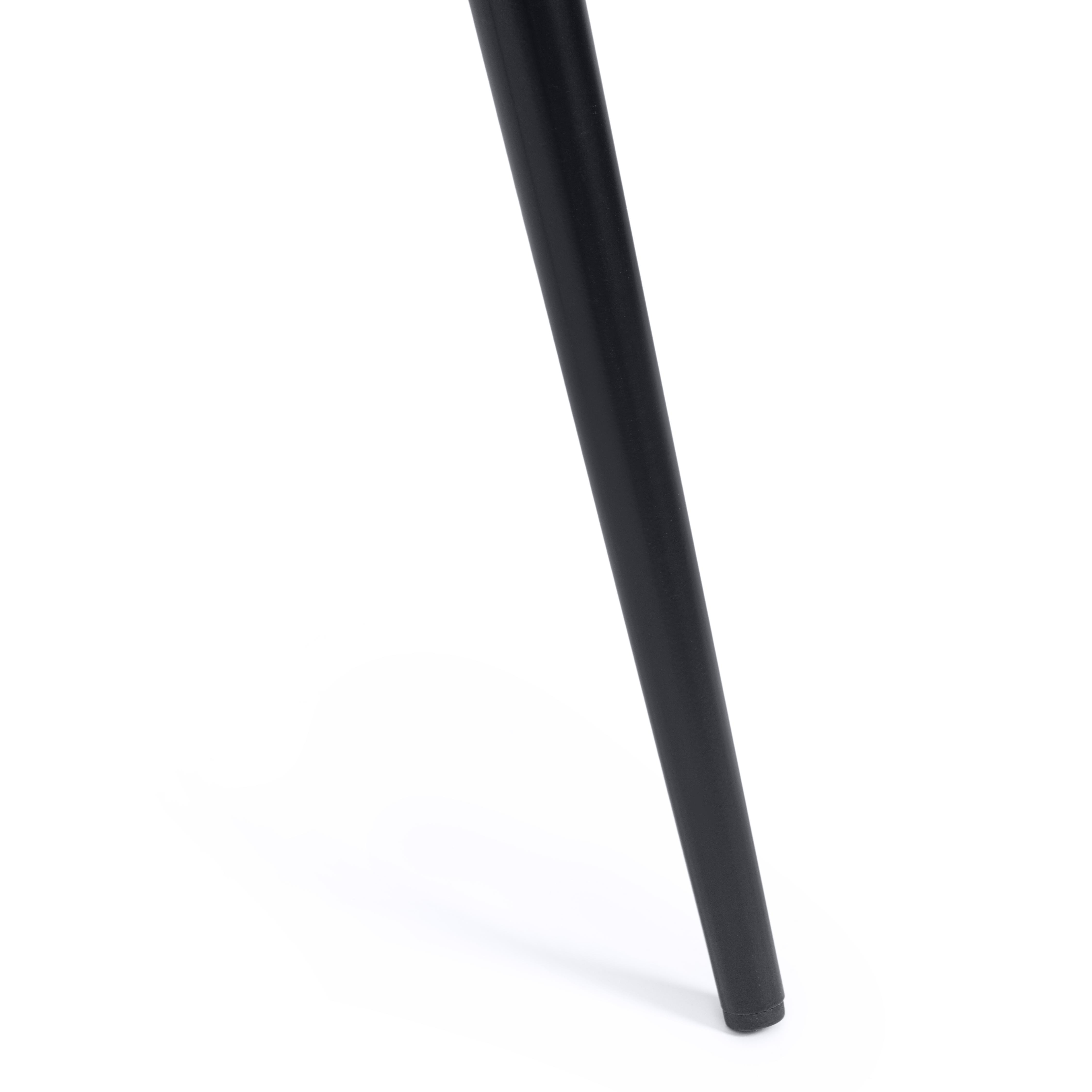 Стул CHILLY (mod. 7095-1) ткань/металл, 45x53х88 см, высота до сиденья 50 см, серый barkhat 26/черный