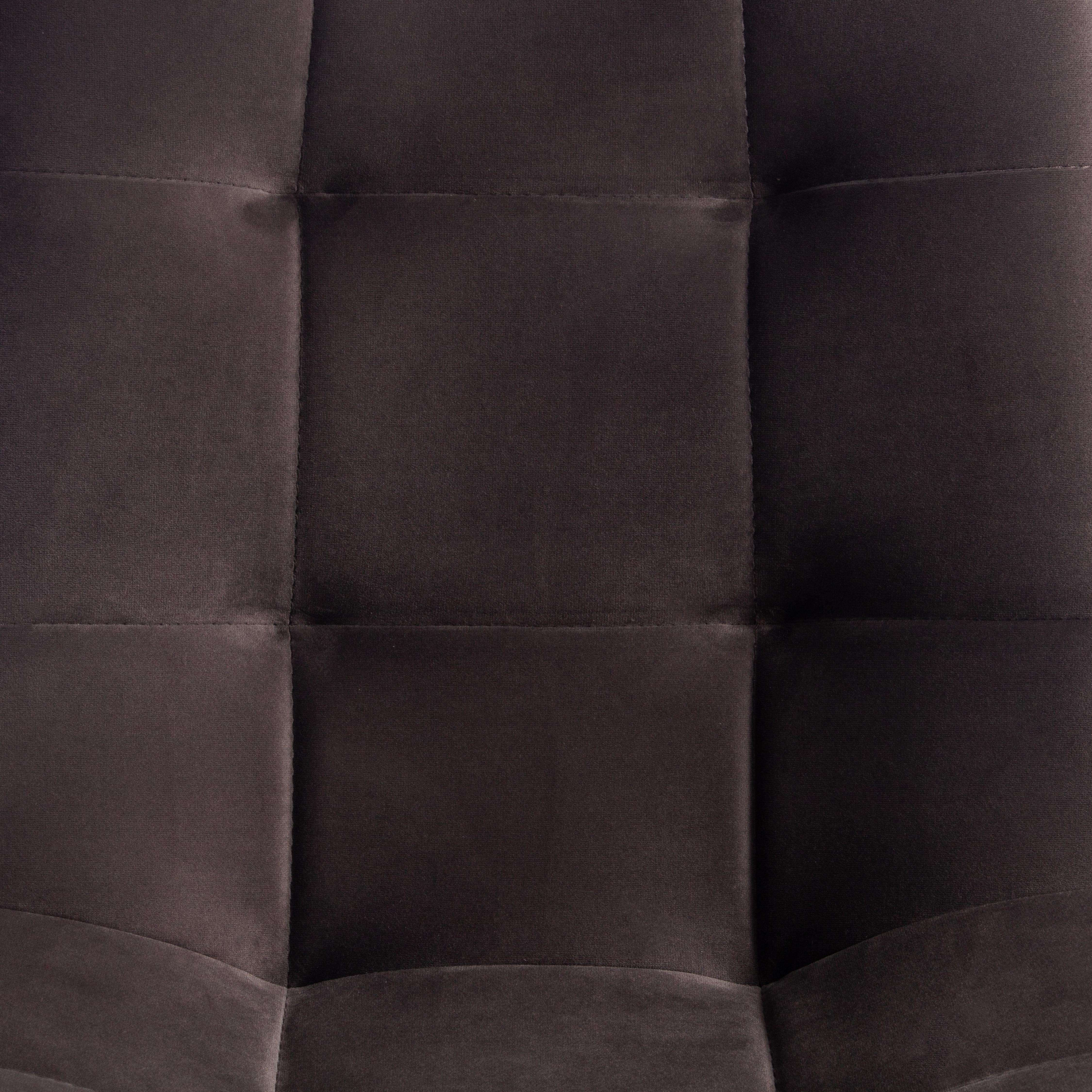 Стул CHILLY (mod. 7095-1) ткань/металл, 45x53х88 см, высота до сиденья 50 см, темно-серый barkhat 14/белый
