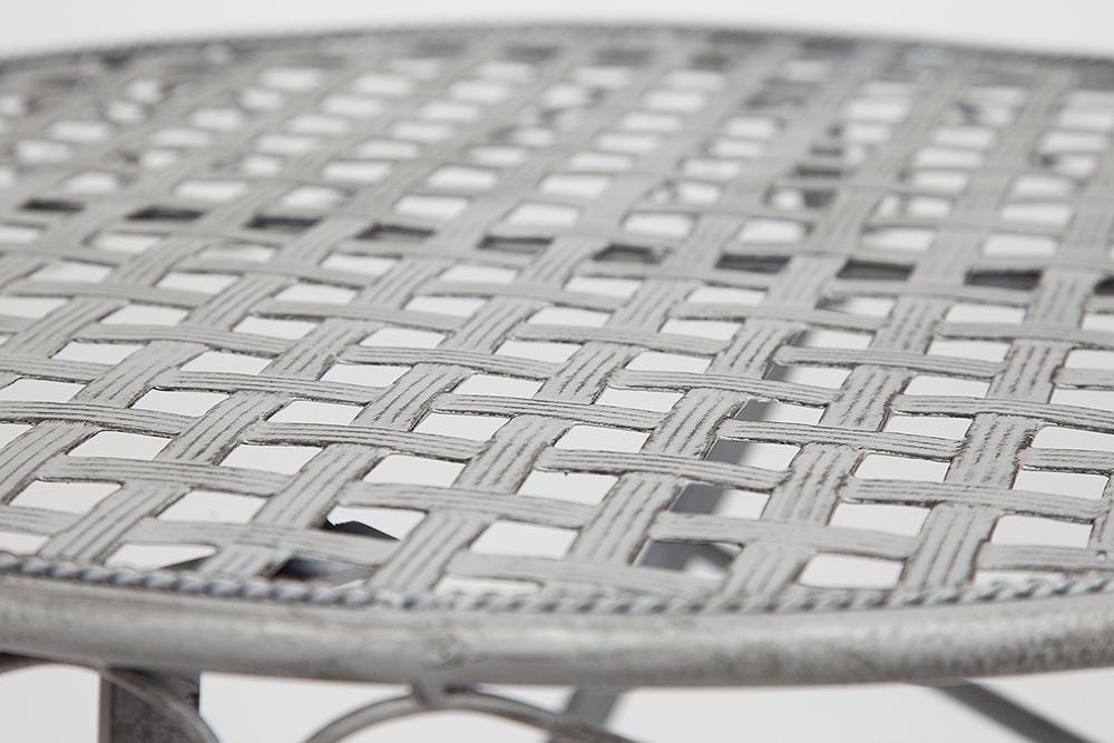 Стол Secret De Maison Patio стальной сплав, 60Dх70см, Серый/grey