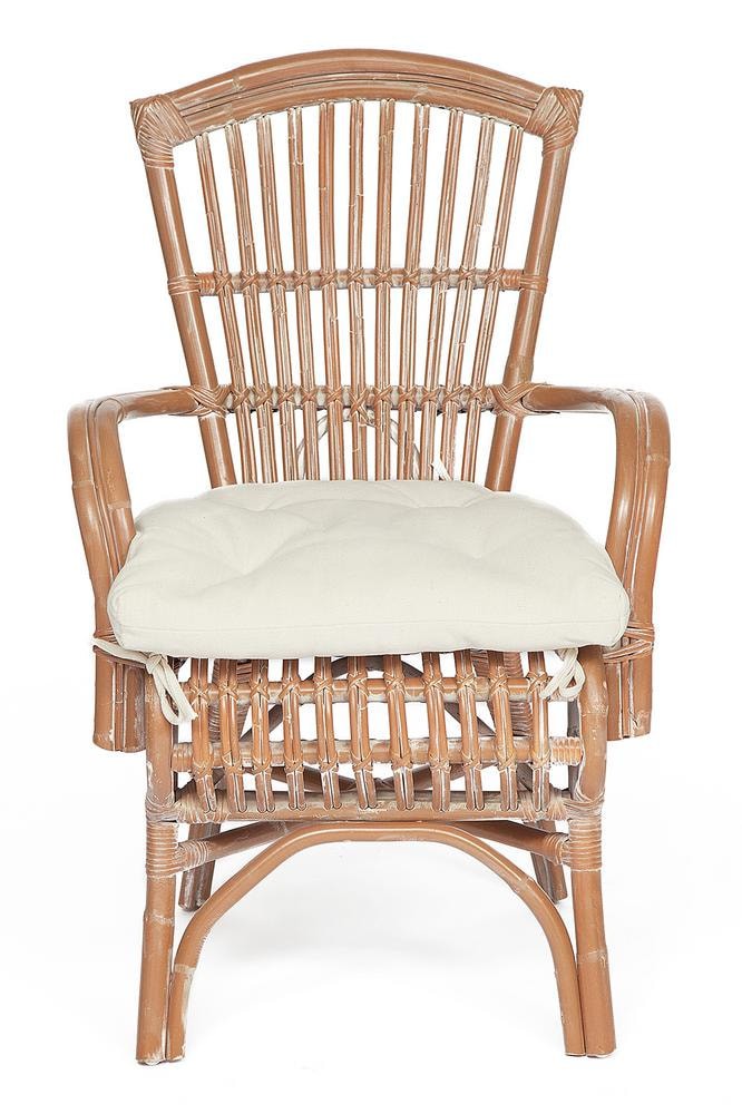 Кресло Secret De Maison Levy натуральный ротанг, 60х62х95см, натуральный/white wash