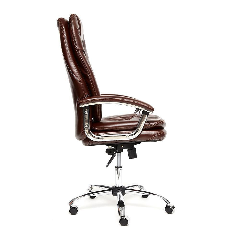 Кресло SOFTY LUX кож/зам, коричневый, 2 TONE