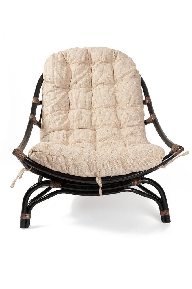 Кресло VENICE / без подушки / 84x105x90 см, Antique brown (античный черно-коричневый)