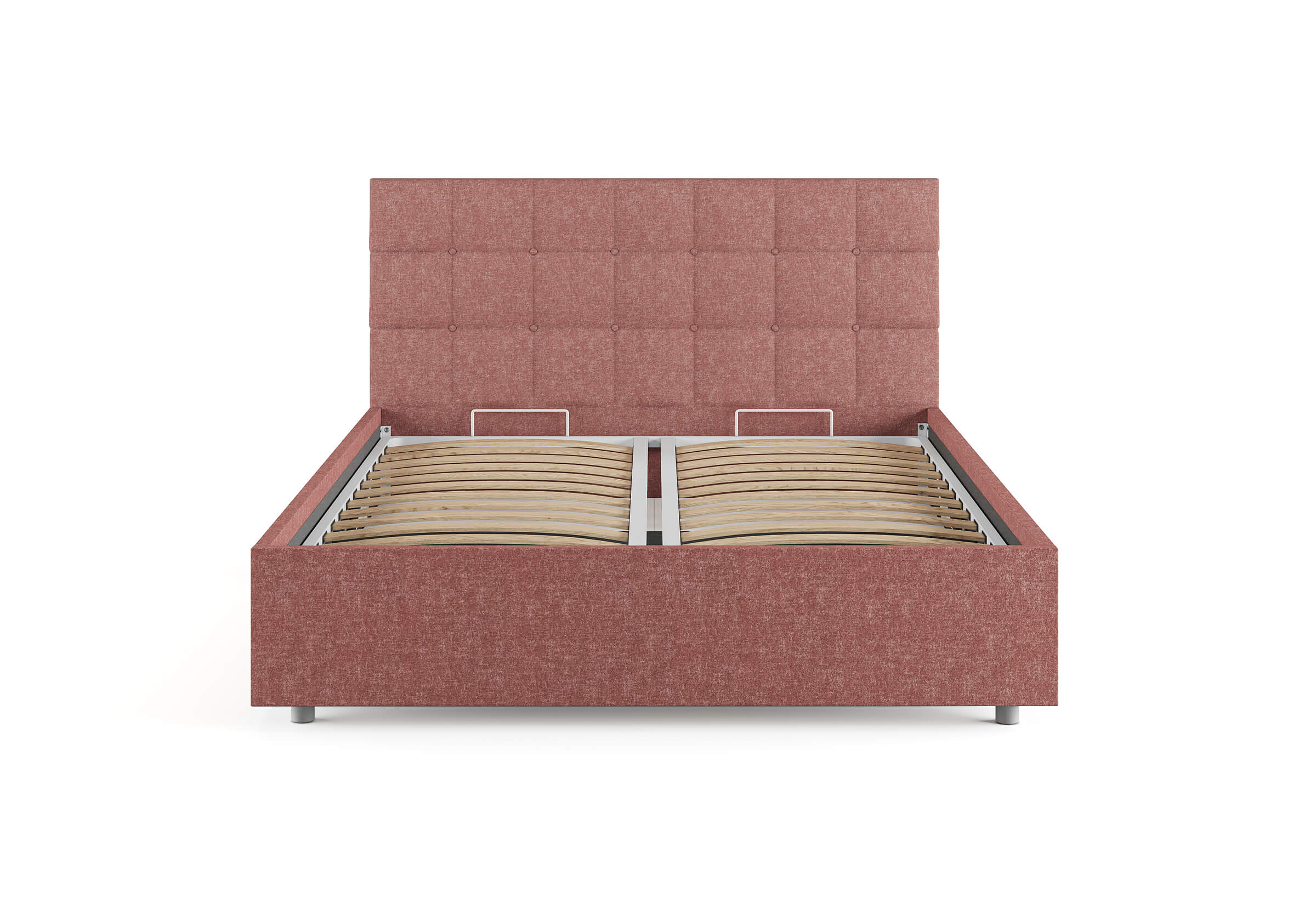 Кровать Secret de Maison Tivoli терракотовый (микровельвет), 93 х 211 х 112