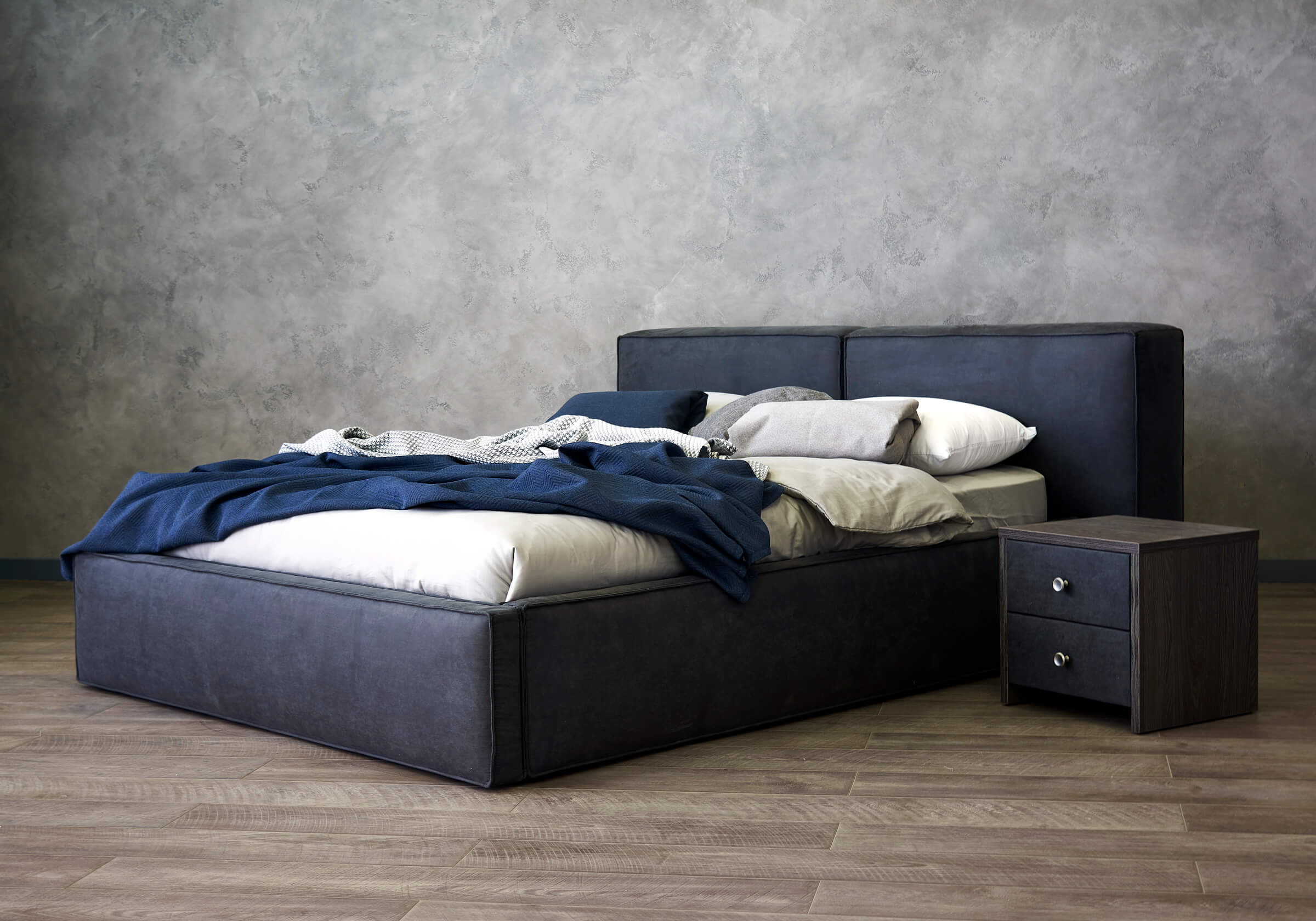 Кровать Secret de Maison Europa серый (фултон), 170 х 235 х 93