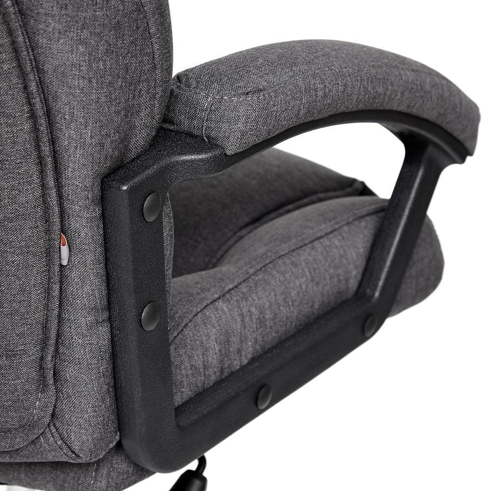 Кресло BERGAMO (хром) ткань, темно-серый, F68