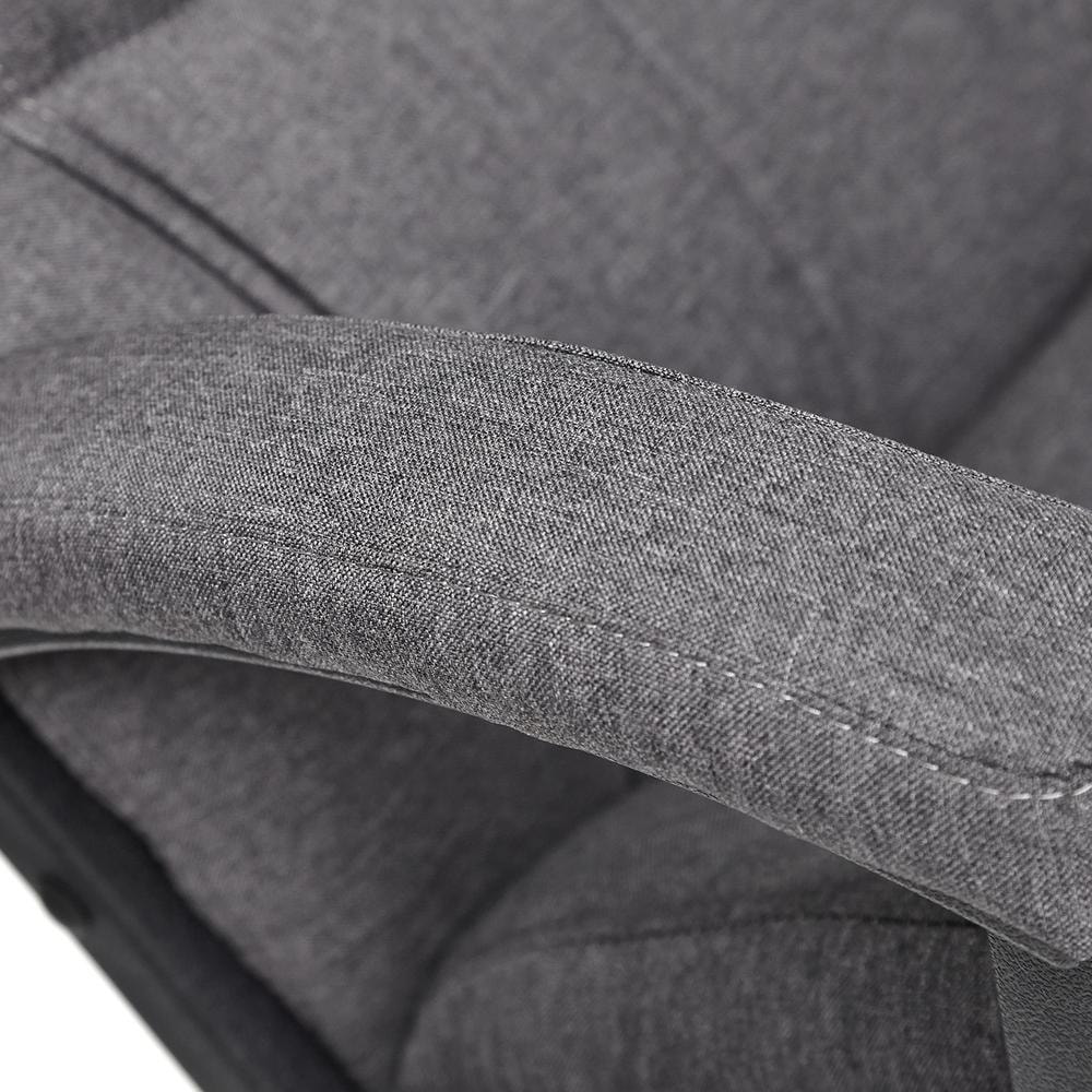 Кресло BERGAMO (хром) ткань, темно-серый, F68
