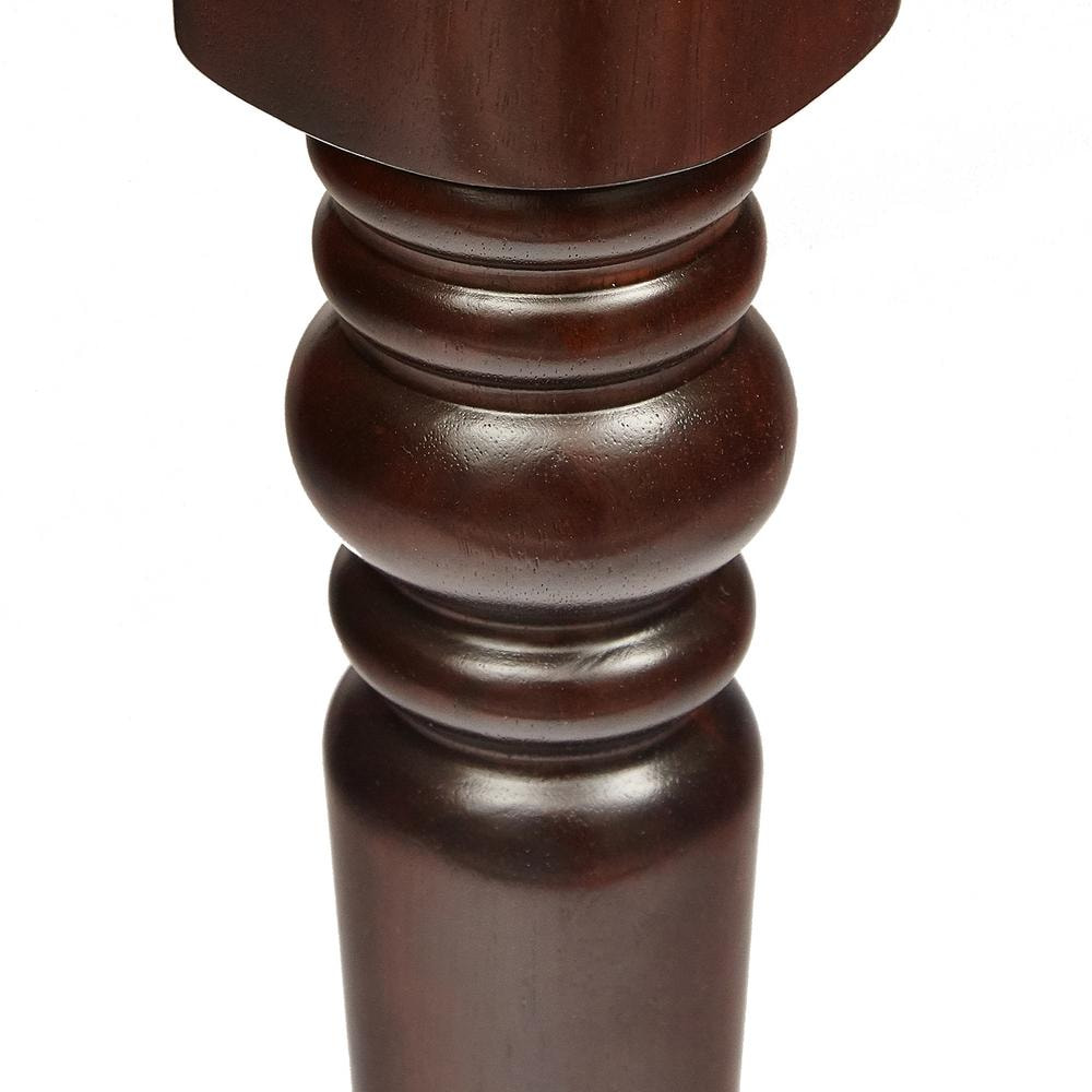 Стол обеденный EHNATONS(mod. 4149T-002) дерево гевея, 106,7х180+45,7х77,6см, dark brown