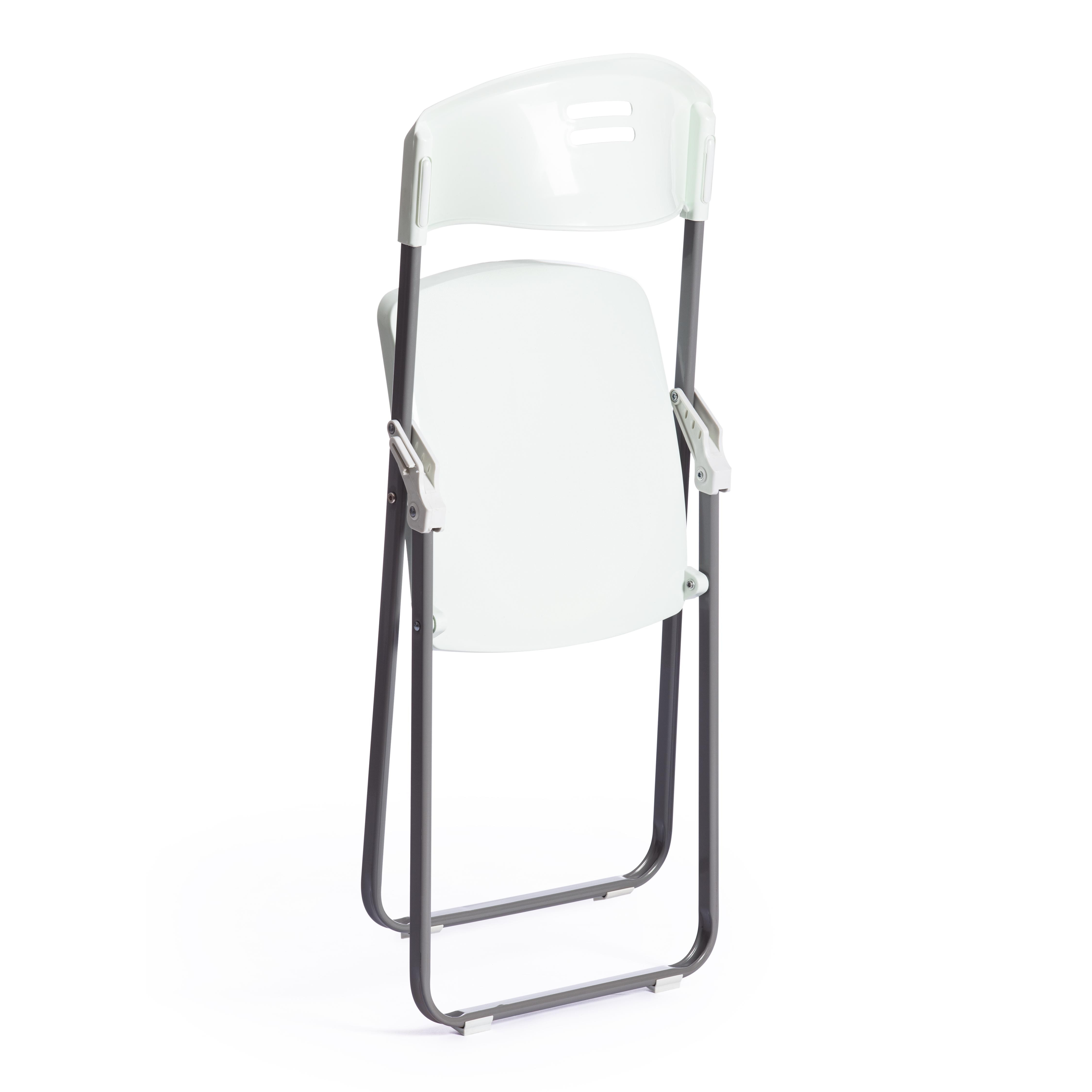 Стул складной FOLDER CHAIR 2 (mod. 222) каркас: металл, сиденье/спинка: пластик, 47 х 46 х 81 см, white (белый)