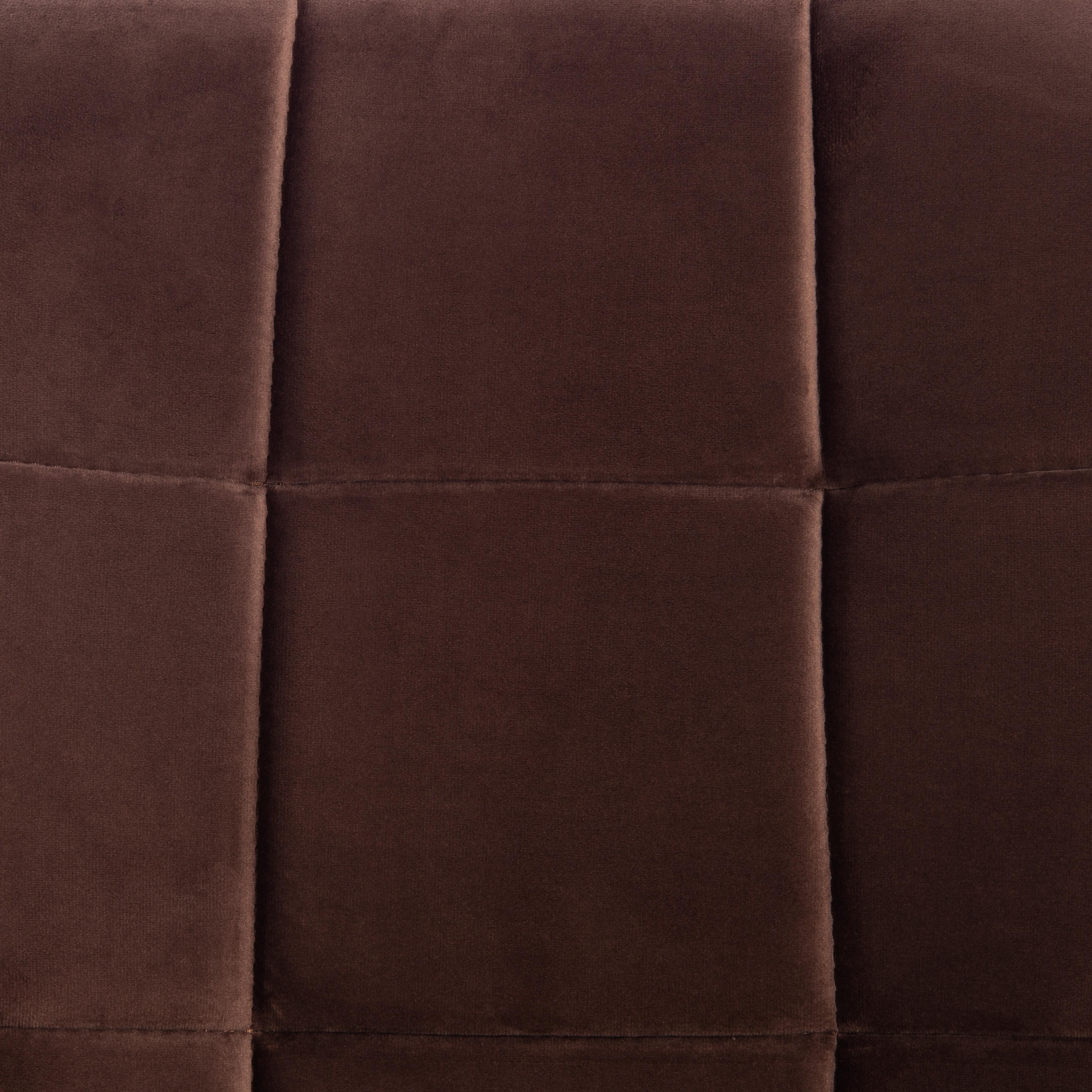 Стул CHILLY (mod. 7095-1) ткань/металл, 45x53х88 см, высота до сиденья 50 см, коричневый barkhat 12/белый