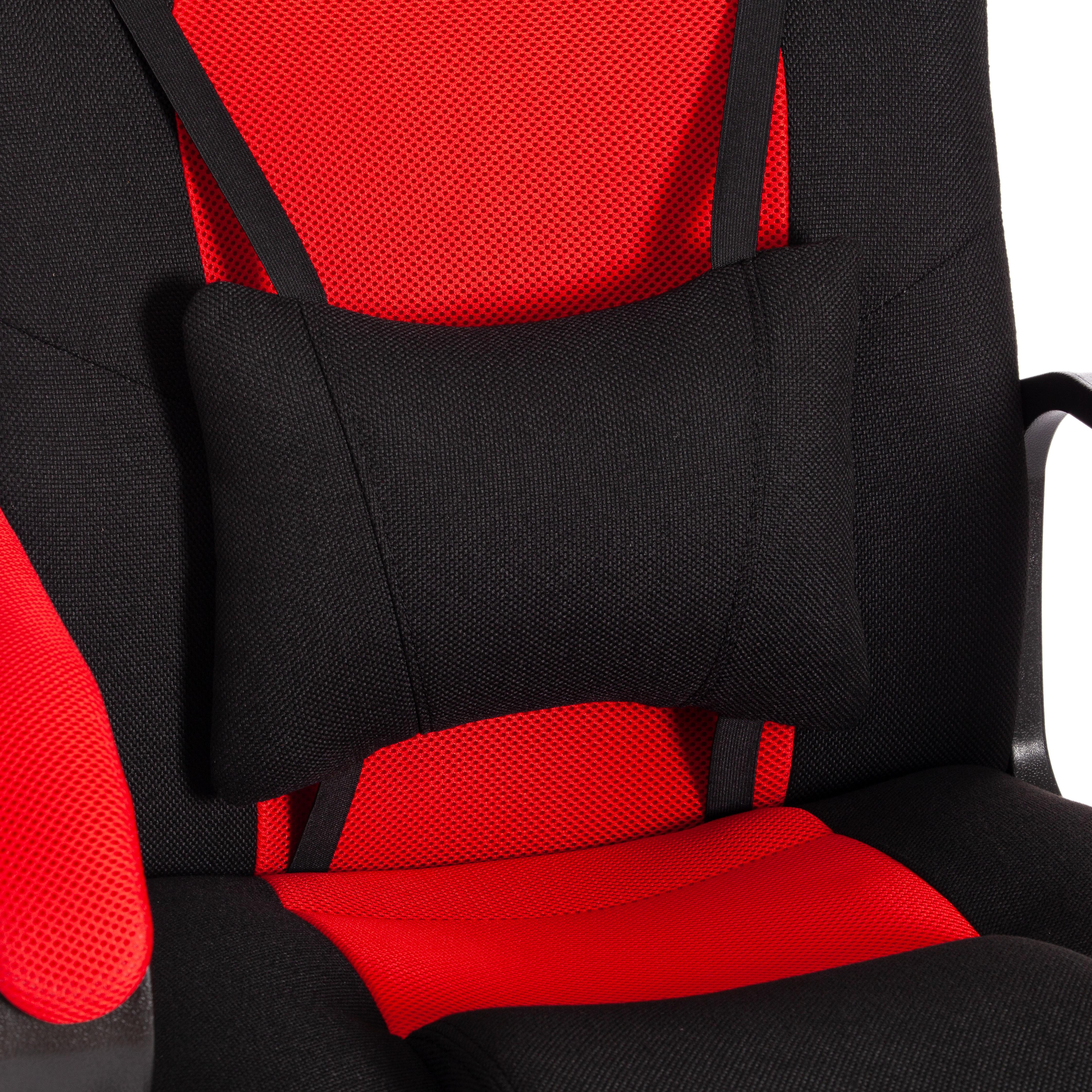 Кресло DRIVER (22) ткань, черный/красный, 2603/TW-08